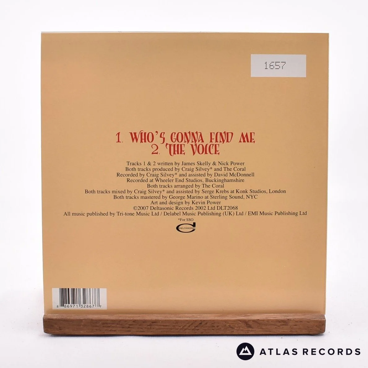 The Coral - Who's Gonna Find Me - 7" Vinyl Record - NM/NM - Image 2