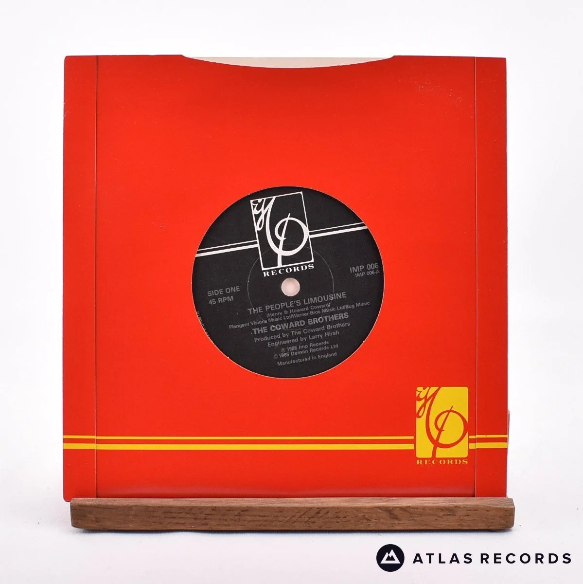 The Coward Brothers - The People's Limousine - 7" Vinyl Record - EX/EX - Image 2