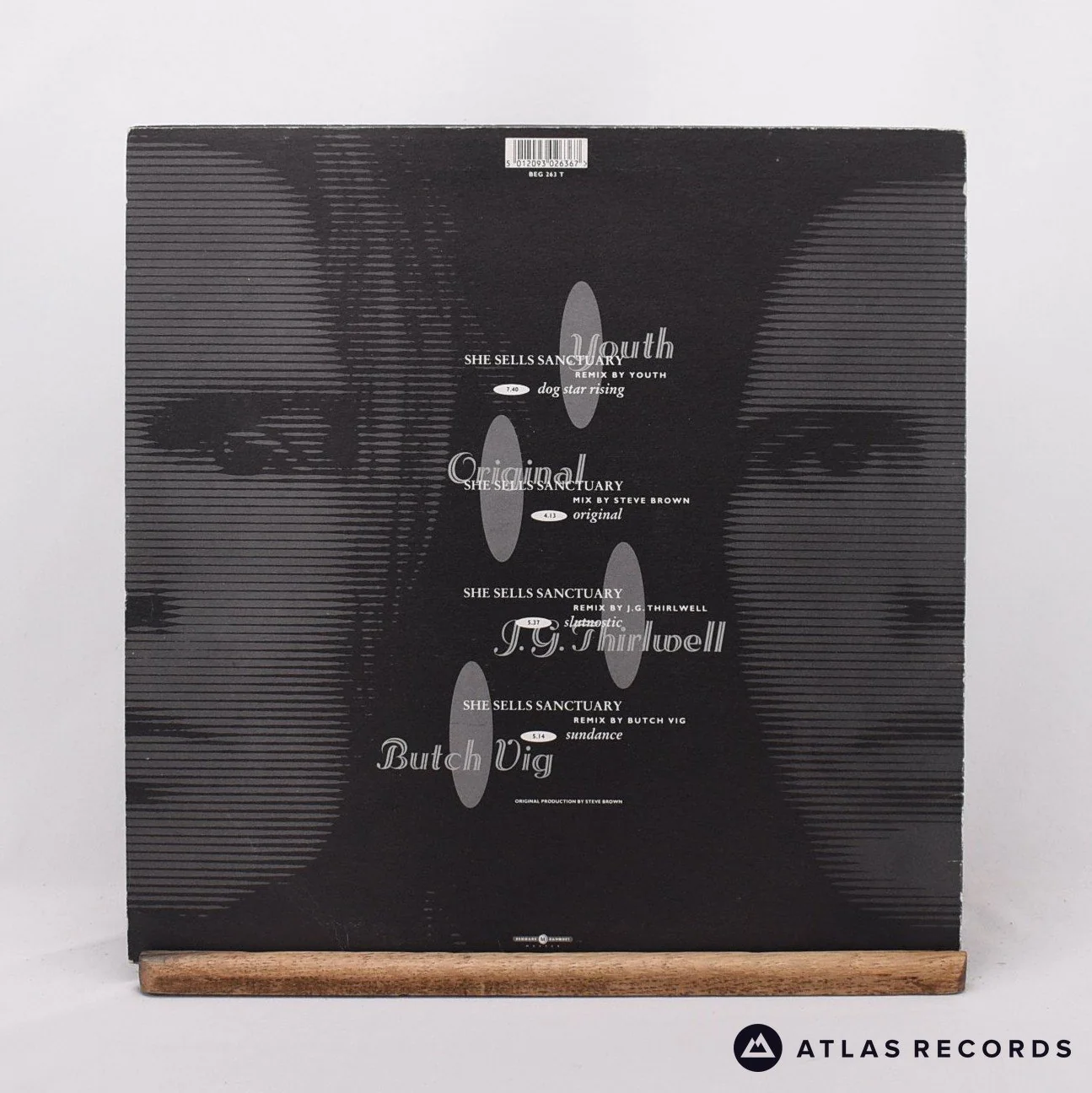 The Cult - Sanctuary MCMXCIII Mixes - 12" Vinyl Record - EX/VG+ - Image 2