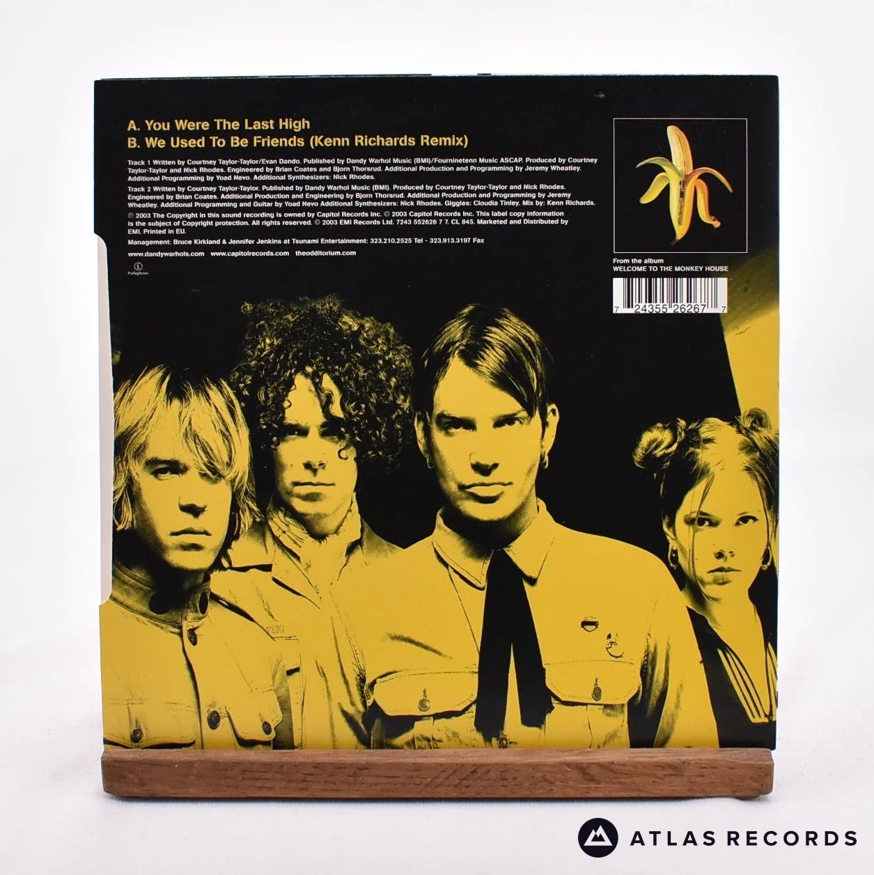 The Dandy Warhols - You Were The Last High - 7" Vinyl Record - NM/NM - Image 2