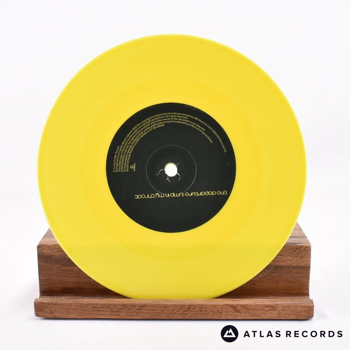 The Departure - Lump In My Throat - Yellow 7" Vinyl Record - NM/NM - Image 4