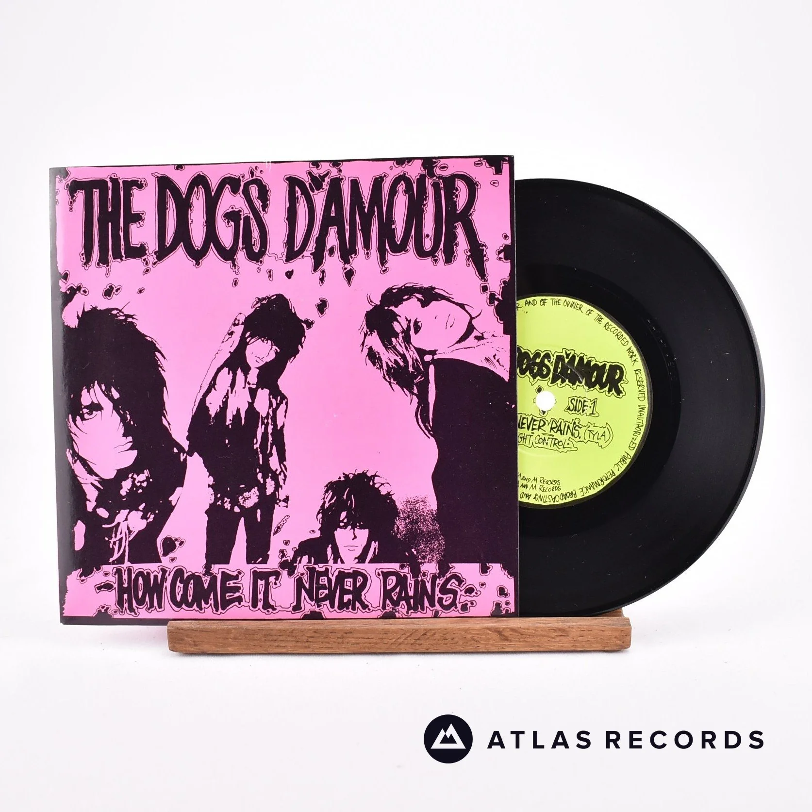 The Dogs D'Amour - How Come It Never Rains - 7" Vinyl Record - NM/EX