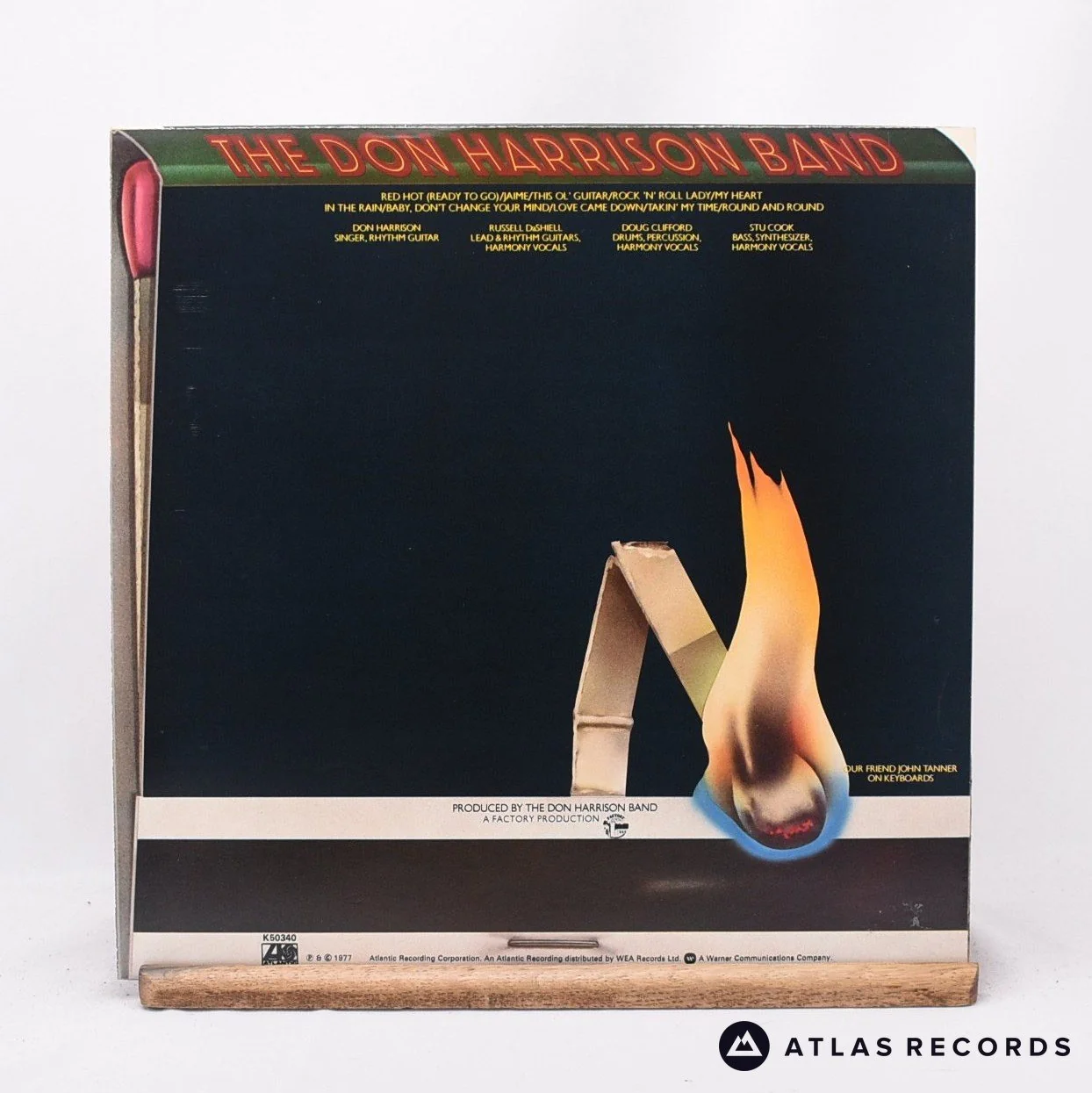 The Don Harrison Band - Red Hot - LP Vinyl Record - EX/EX - Image 2