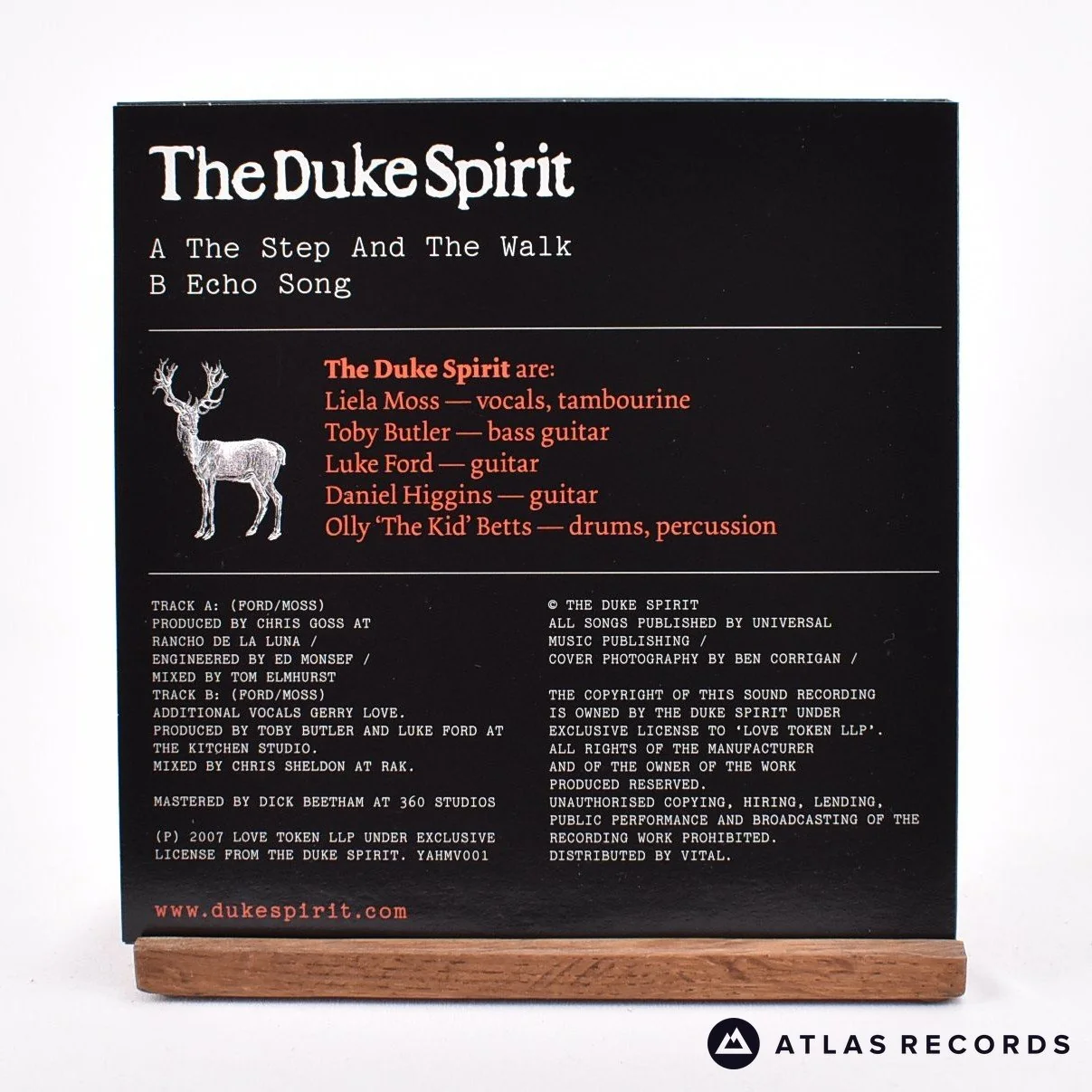 The Duke Spirit - The Step And The Walk - 7" Vinyl Record - NM/NM - Image 2