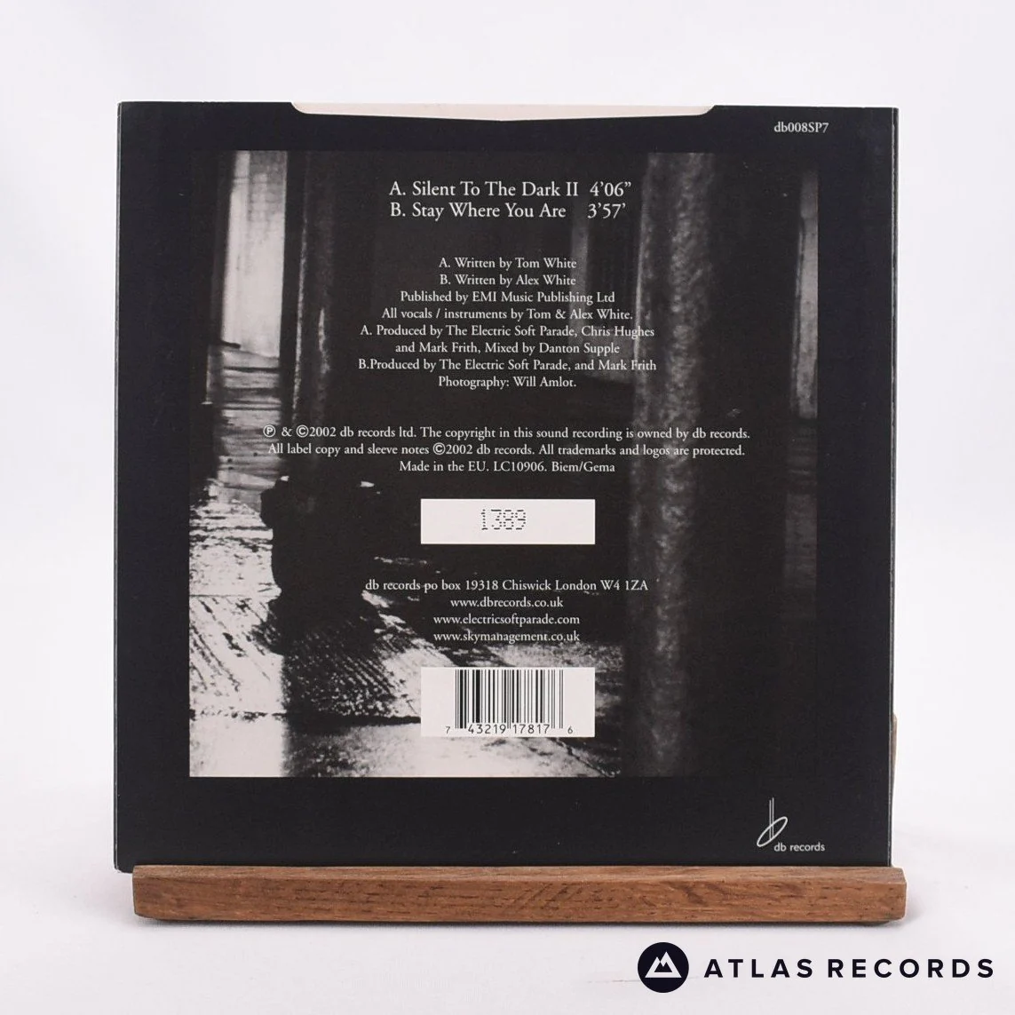 The Electric Soft Parade - Silent To The Dark II - Blue 7" Vinyl Record - EX/NM - Image 2