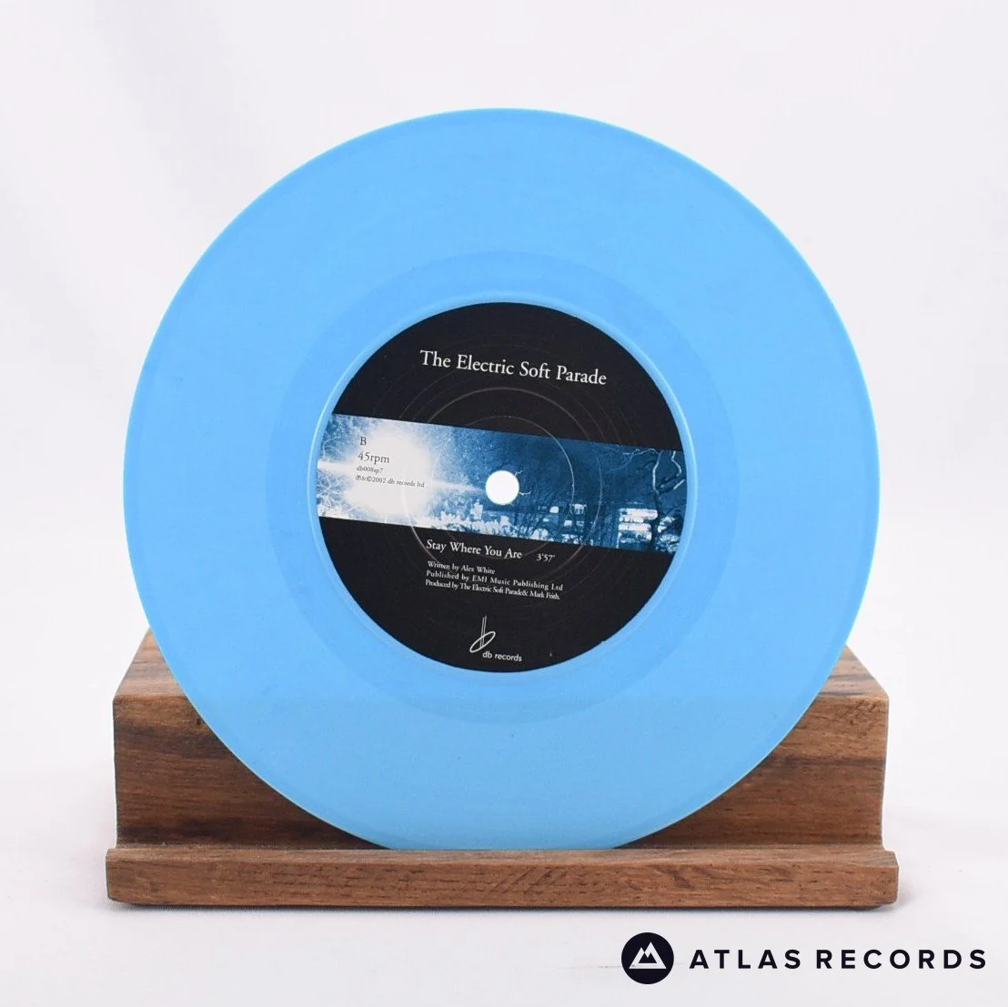 The Electric Soft Parade - Silent To The Dark II - Blue 7" Vinyl Record - EX/NM - Image 4