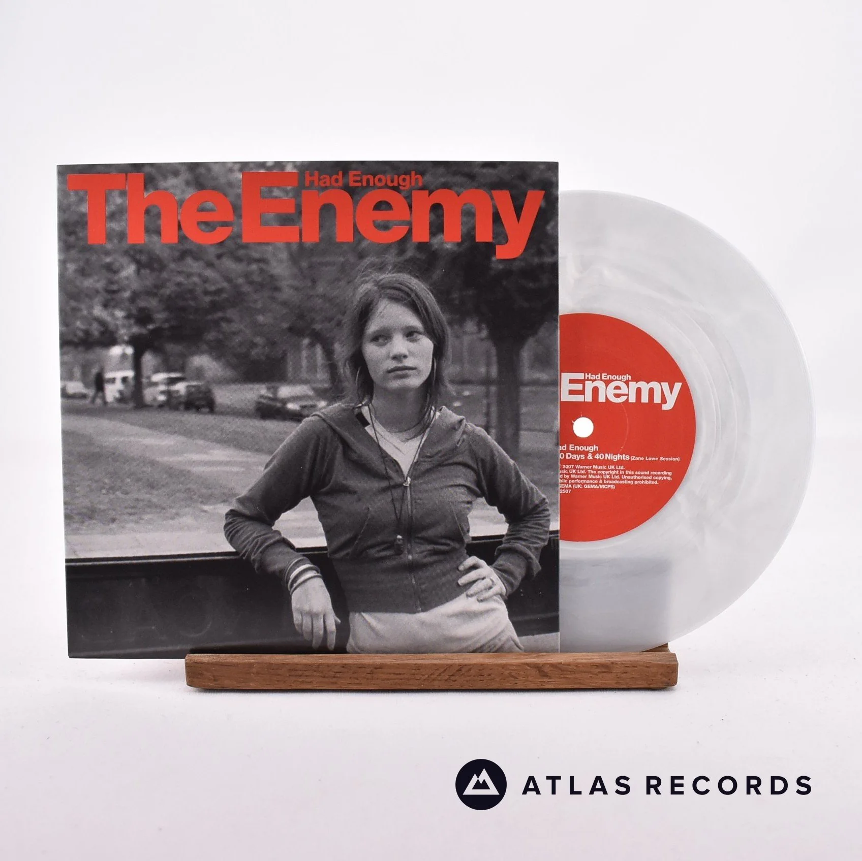 The Enemy - Had Enough - Grey Marbled 7" Vinyl Record - NM/NM