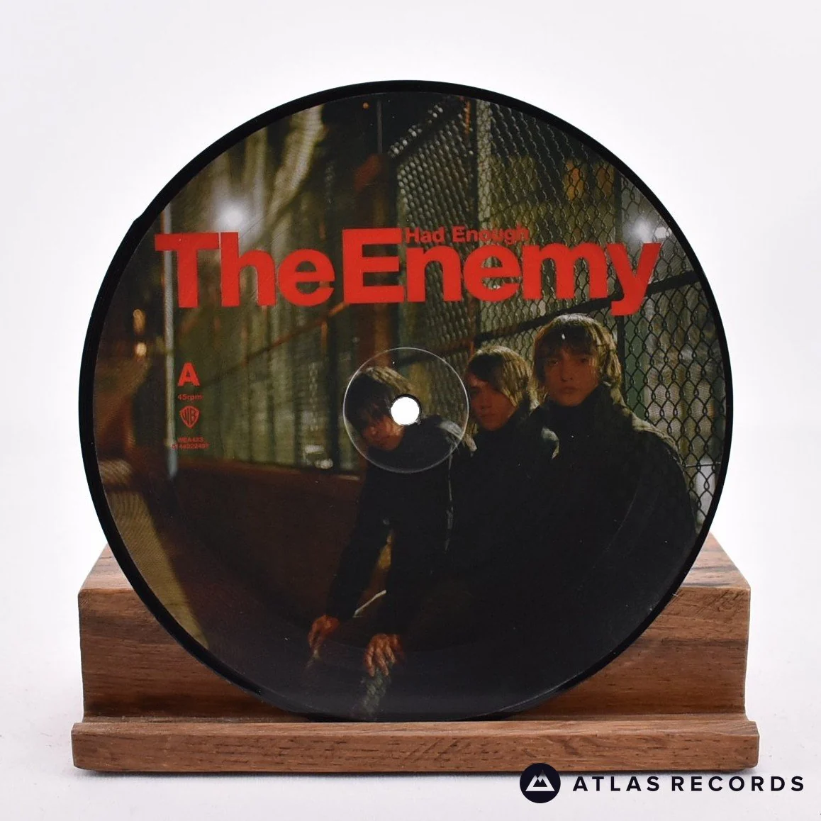 The Enemy - Had Enough - Die-Cut Sleeve Picture Disc 7" Vinyl Record - NM/NM - Image 3