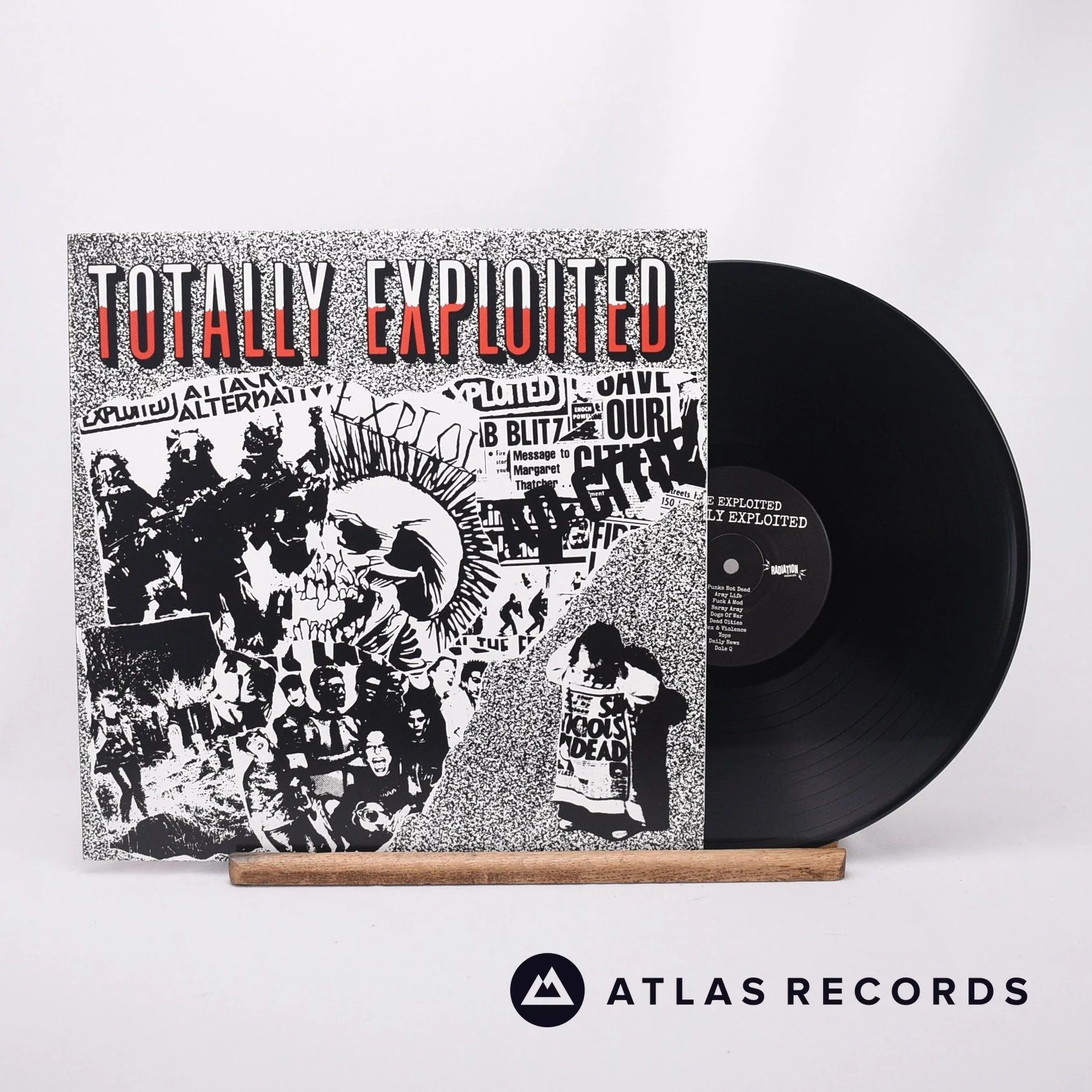 The Exploited - Totally Exploited - Reissue Italy LP Vinyl Record - NM/EX