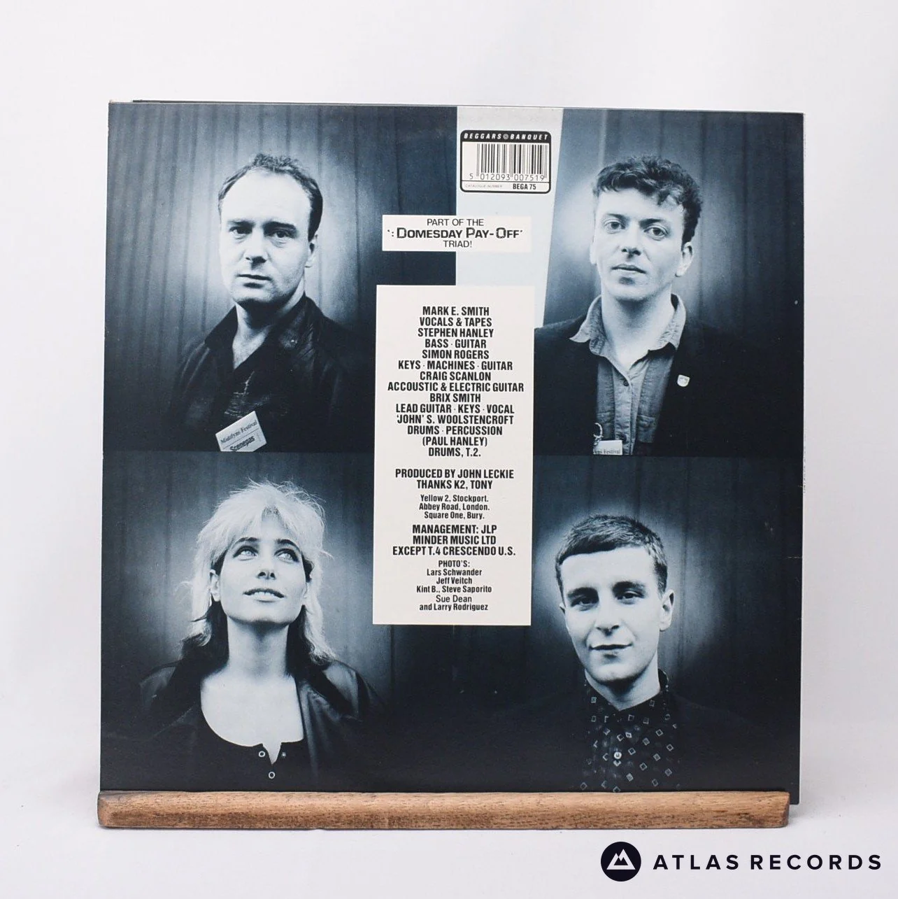 The Fall - Bend Sinister - Damont -A -B LP Vinyl Record - EX/EX - Image 2