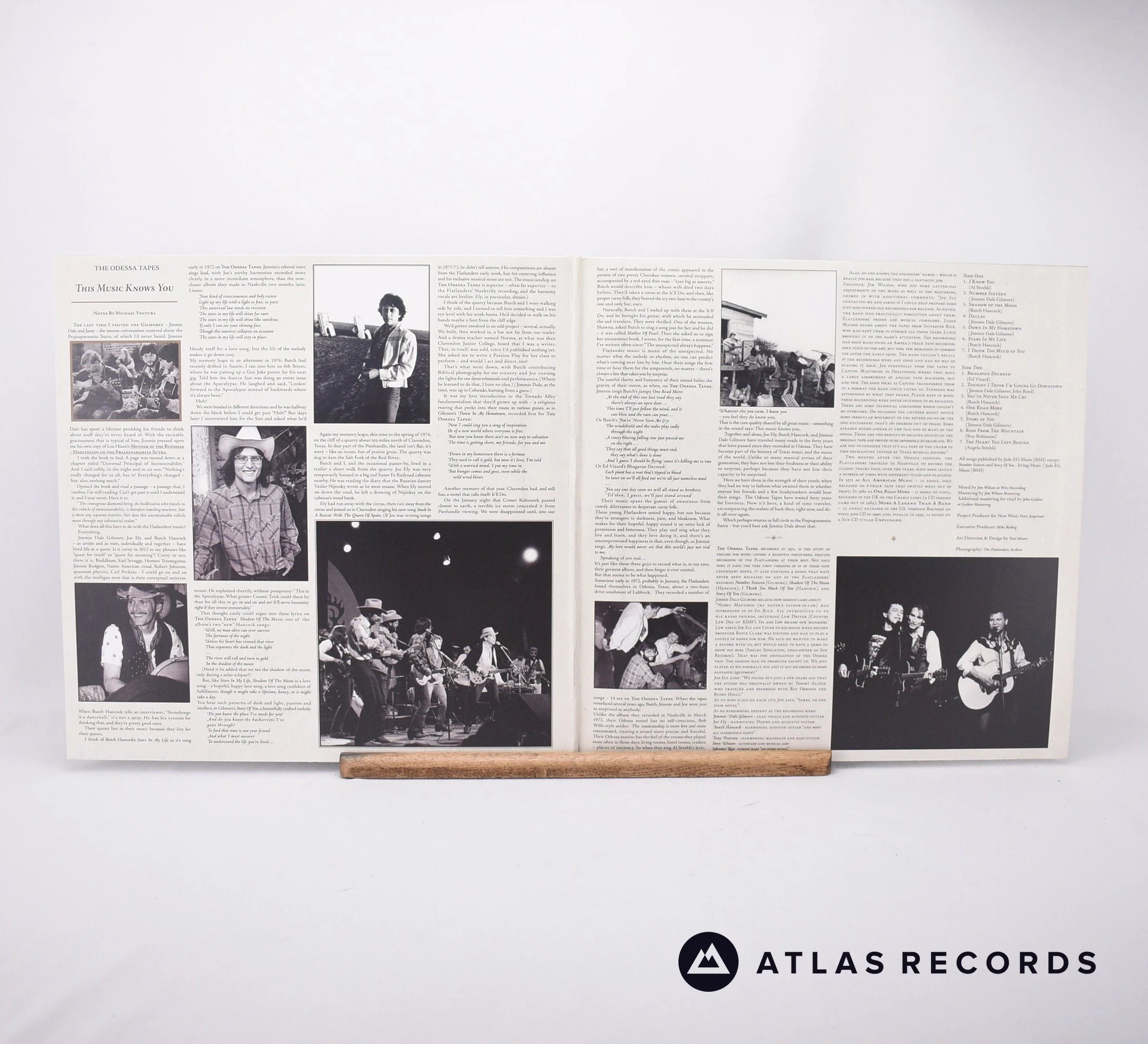 The Flatlanders - The Odessa Tapes - Gatefold Us -A-B LP Vinyl Record - EX/EX - Image 2