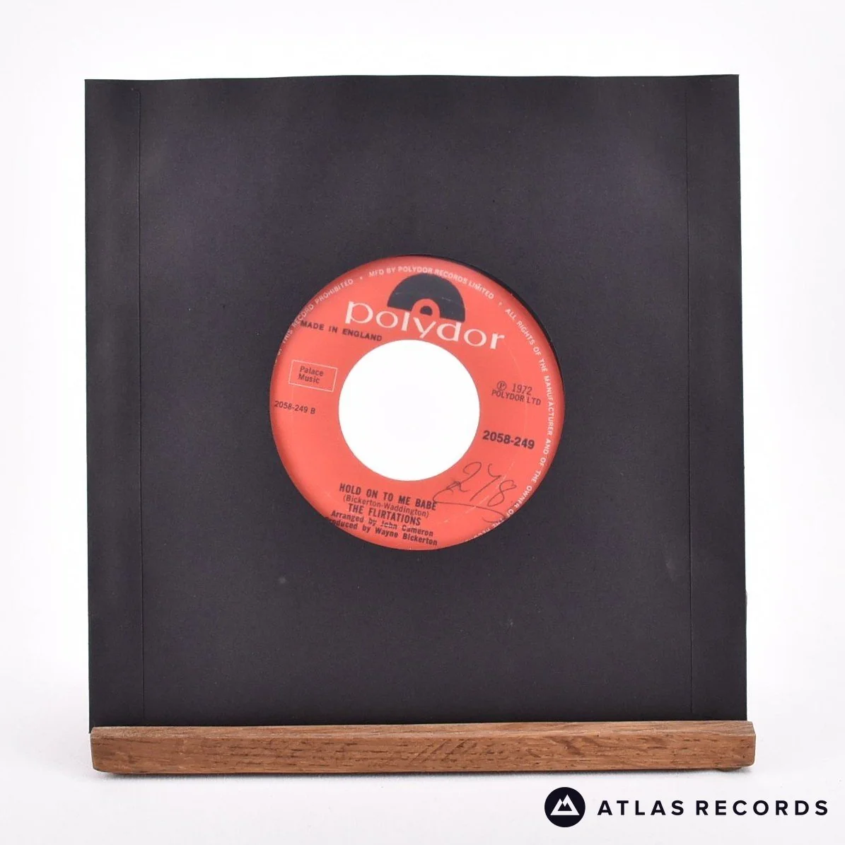 The Flirtations - Love A Little Longer - 7" Vinyl Record - VG+ - Image 2