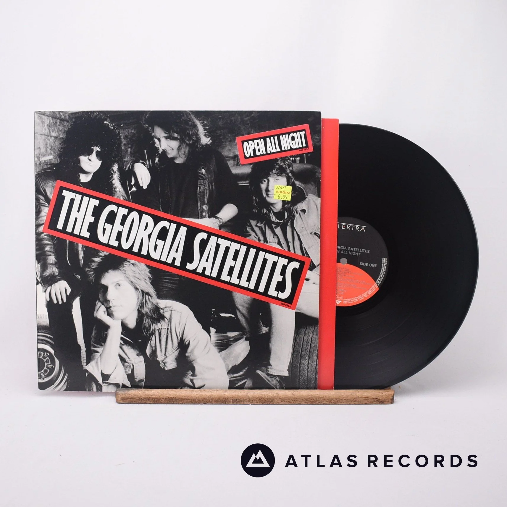 The Georgia Satellites - Open All Night - LP Vinyl Record - EX/EX