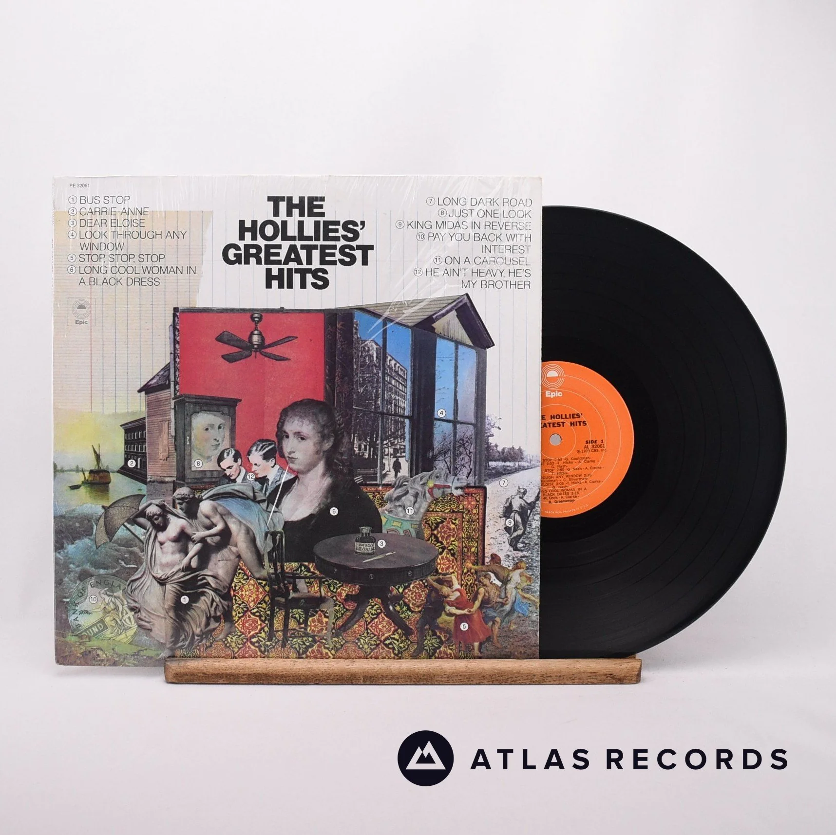 The Hollies - The Hollies' Greatest Hits - 1C 1C LP Vinyl Record - EX/EX