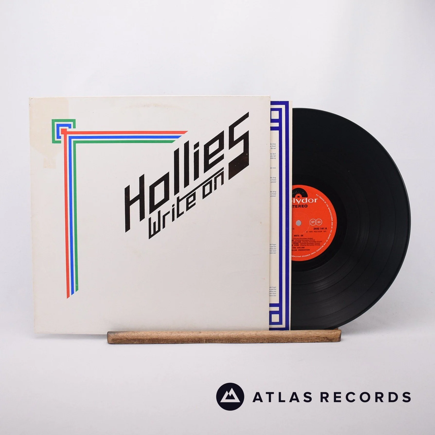 The Hollies - Write On - LP Vinyl Record - VG+/EX