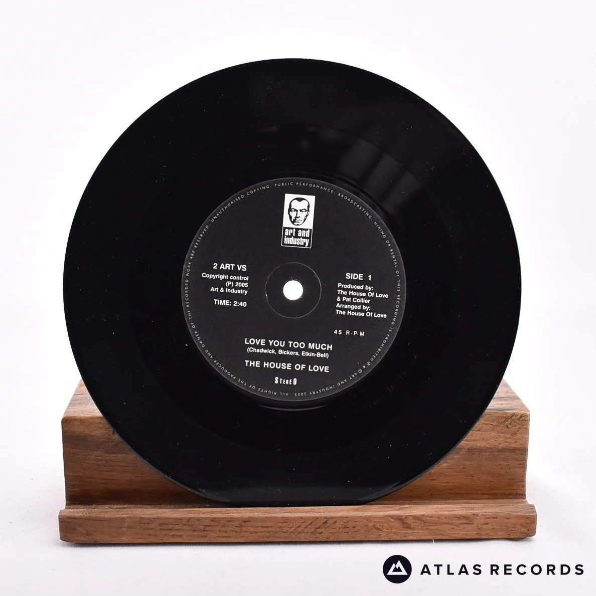 The House Of Love - Love You Too Much - 7" Vinyl Record - NM/NM - Image 3