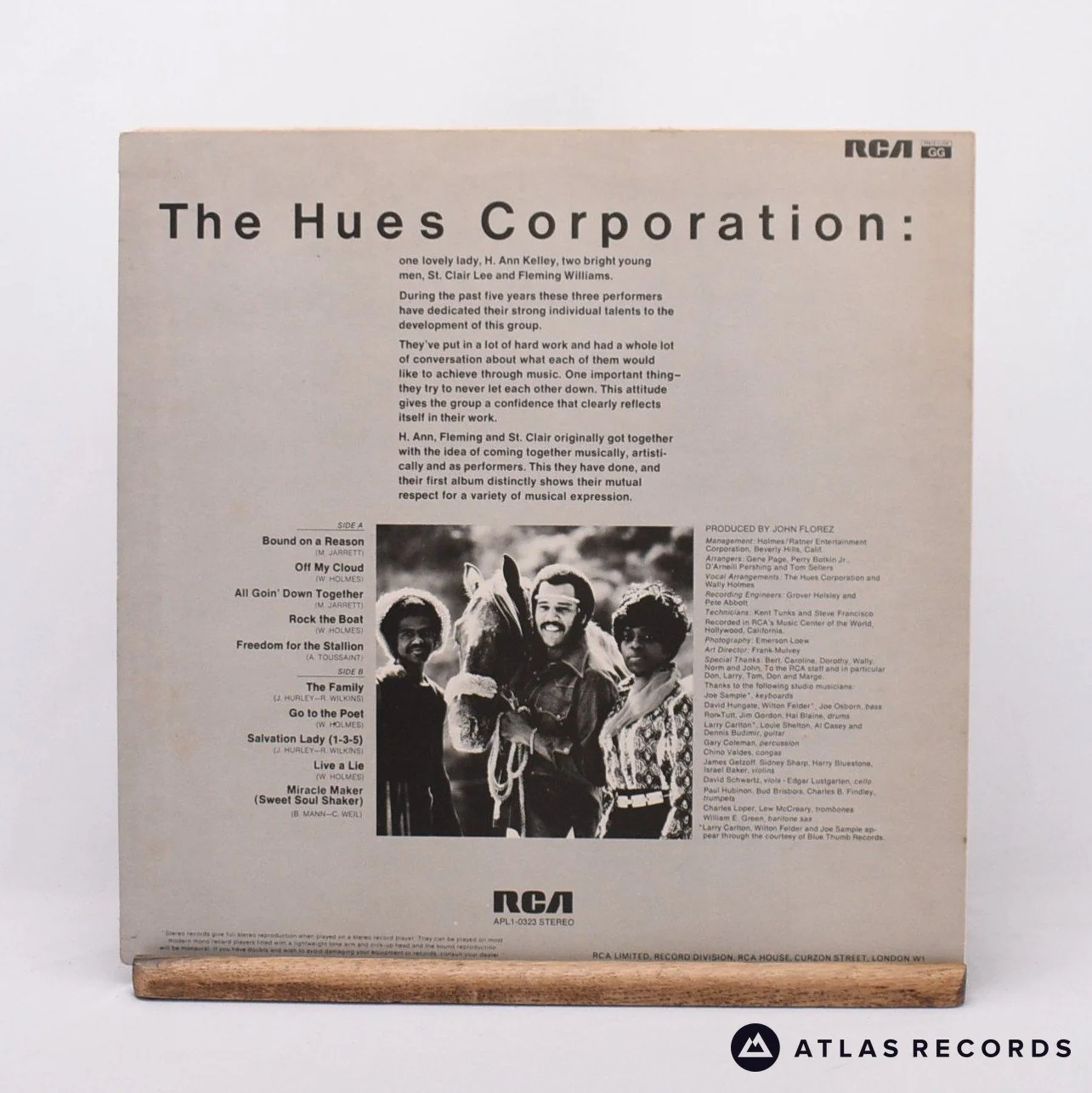 The Hues Corporation - Freedom For The Stallion - LP Vinyl Record - EX/EX - Image 2