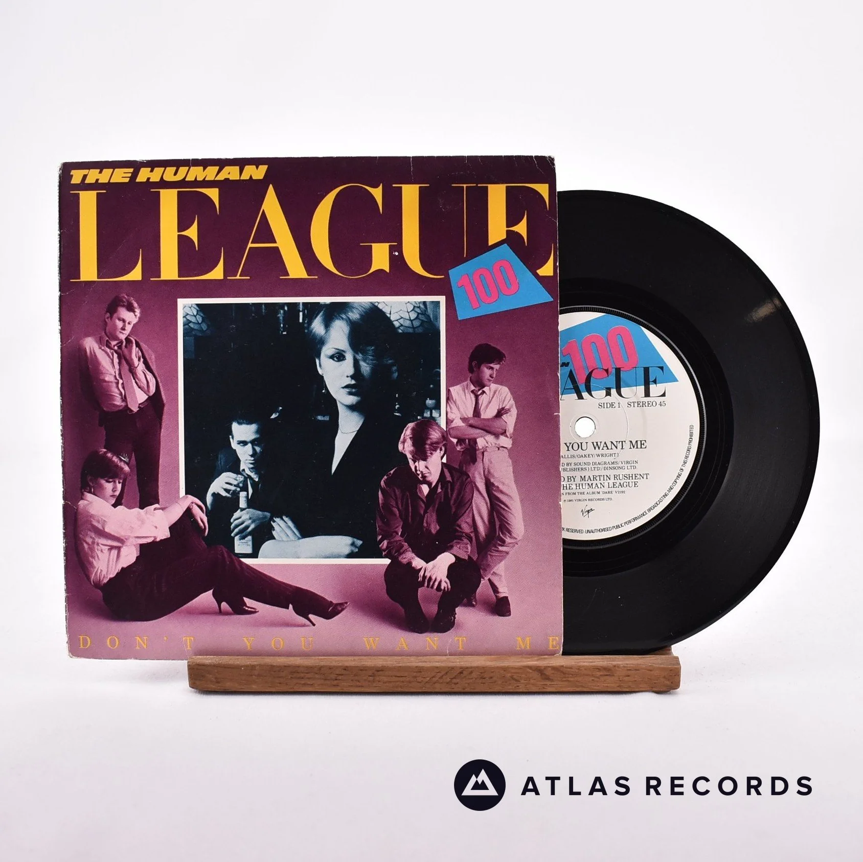 The Human League - Don't You Want Me - 7" Vinyl Record - VG+/EX