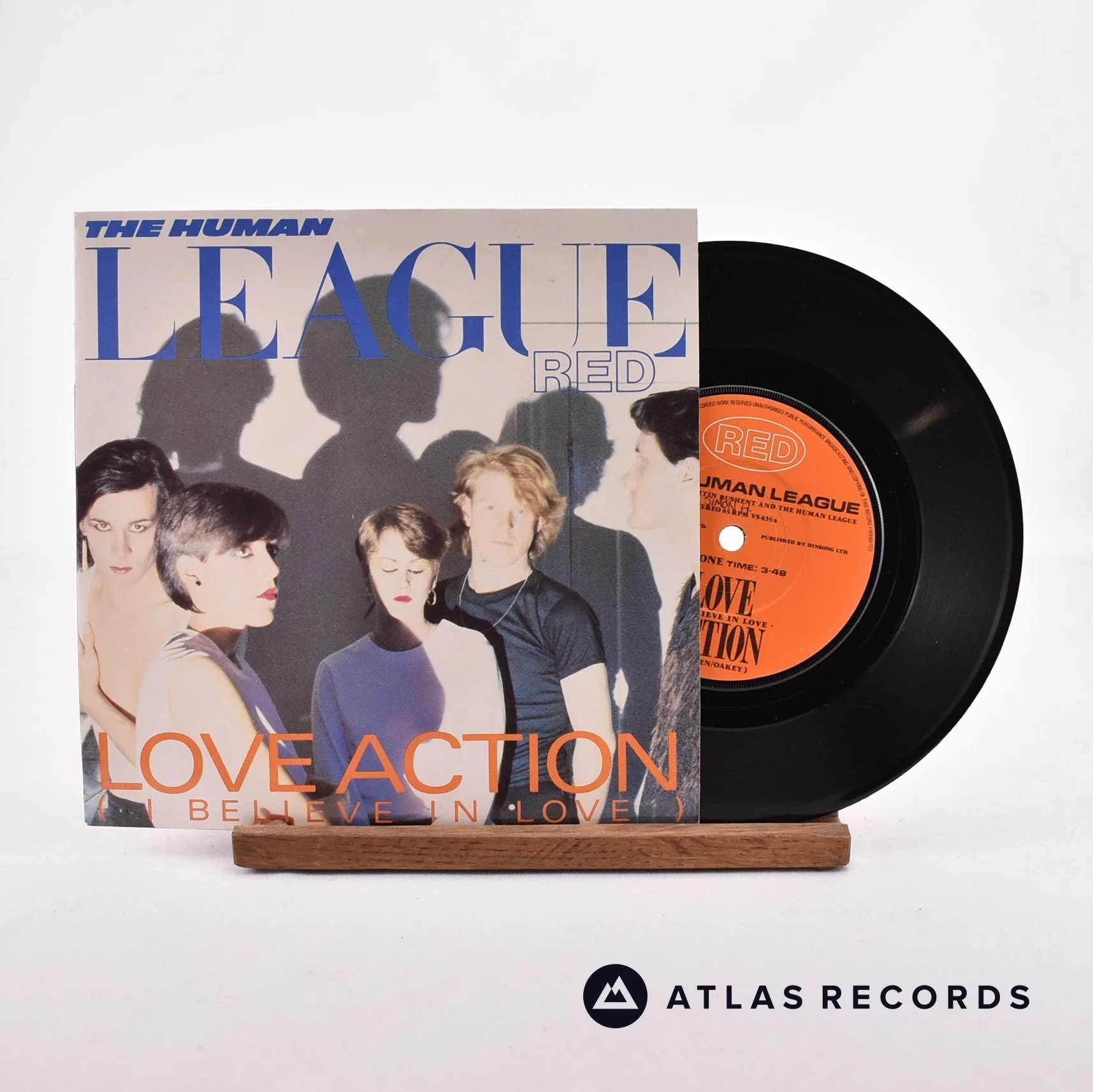 The Human League - Love Action - 7" Vinyl Record - EX/VG+