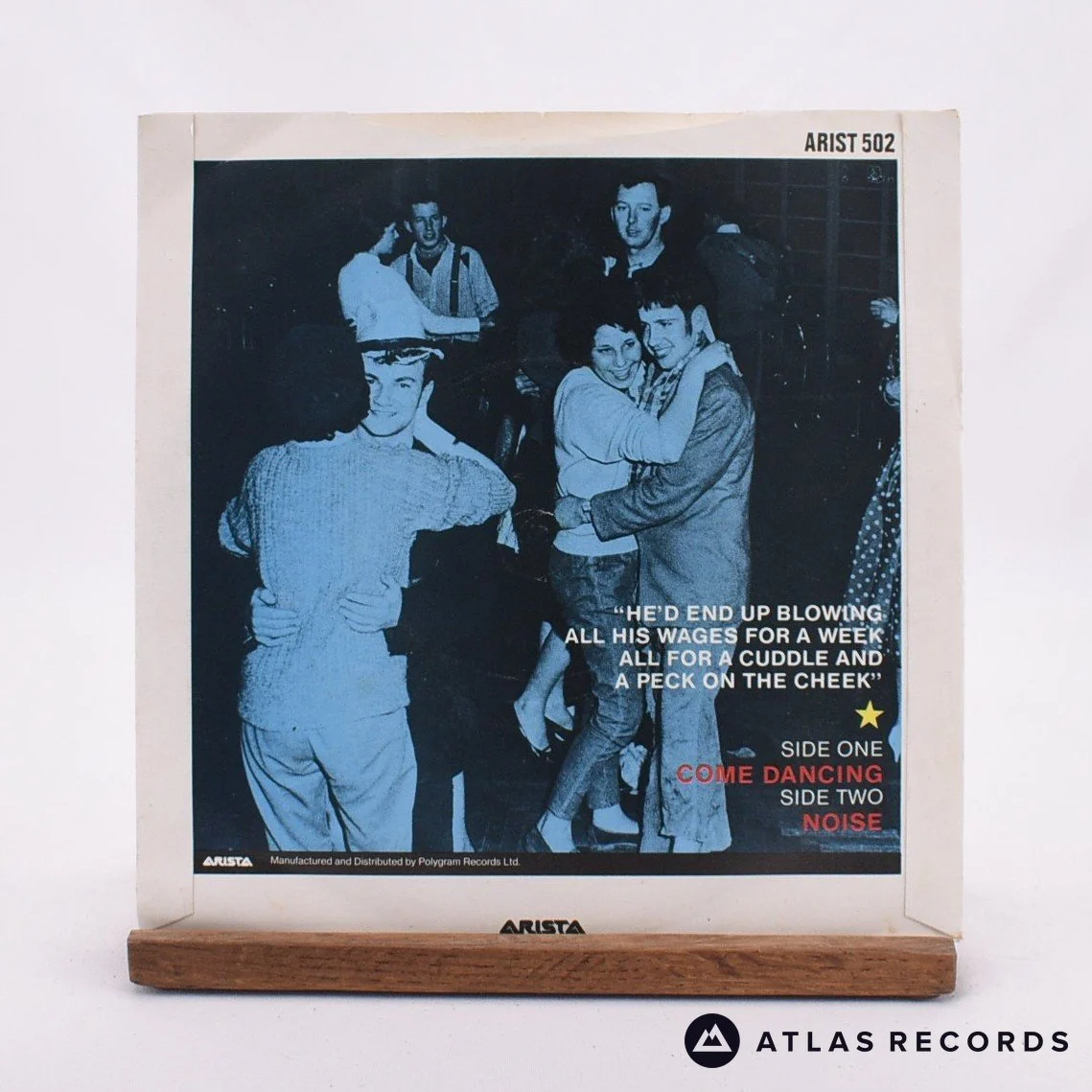 The Kinks - Come Dancing - 7" Vinyl Record - VG+/VG+ - Image 2