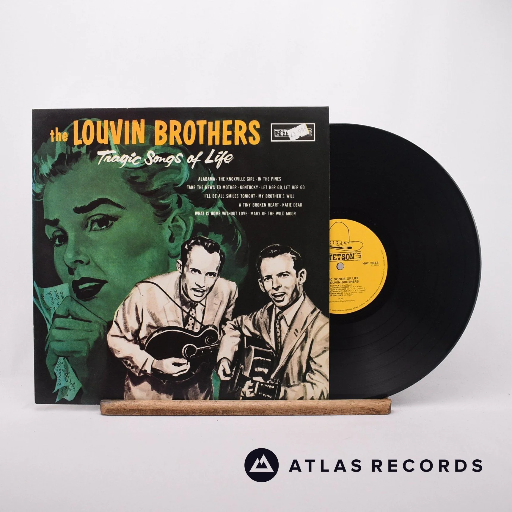 The Louvin Brothers - Tragic Songs Of Life - A-1 B-1 LP Vinyl Record - EX/EX