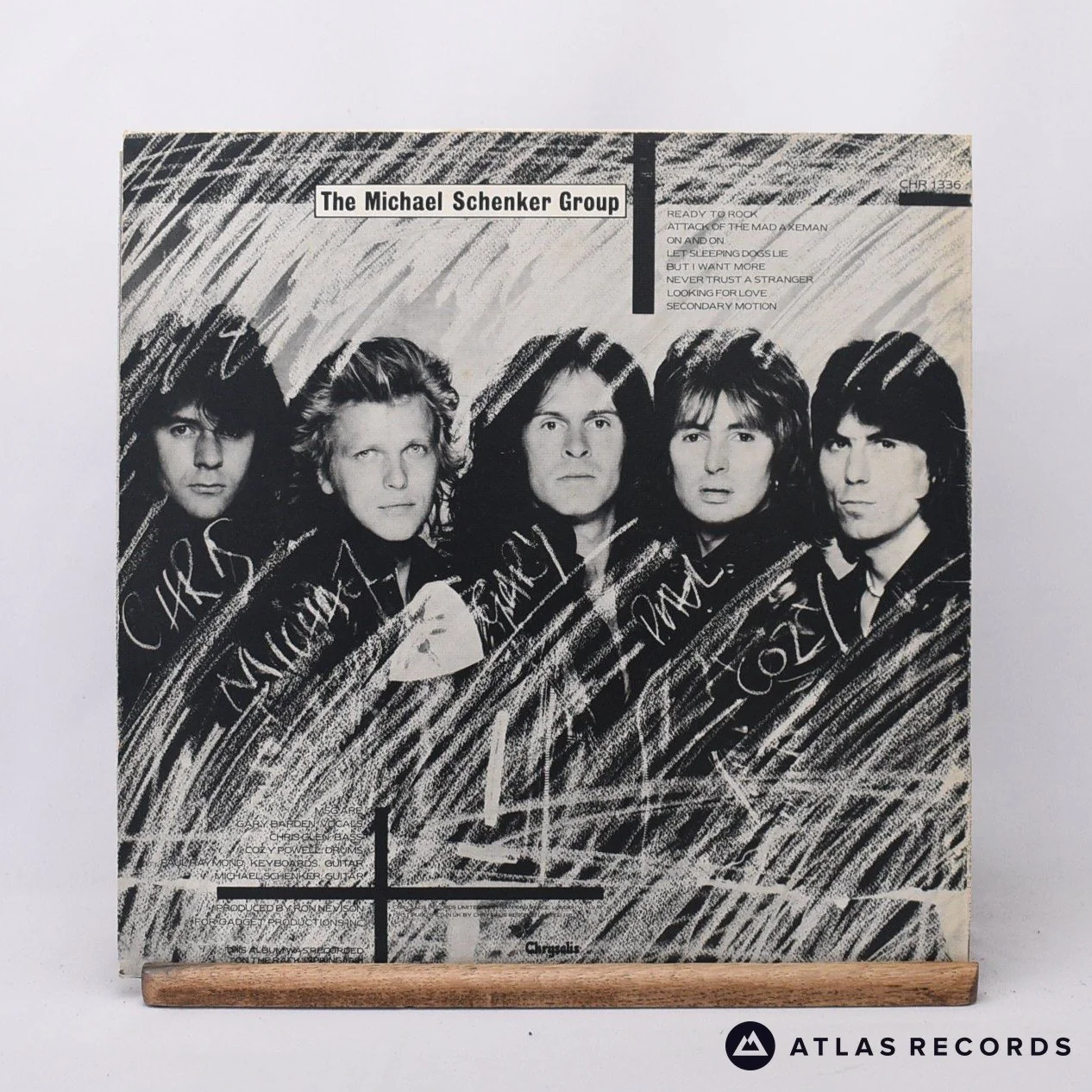 The Michael Schenker Group - MSG - Embossed Sleeve LP Vinyl Record - EX/VG+ - Image 2