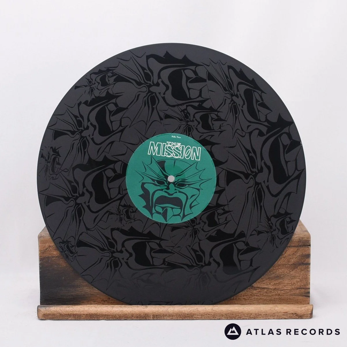 The Mission - Shades Of Green - Etched 12" Vinyl Record - EX/EX - Image 4