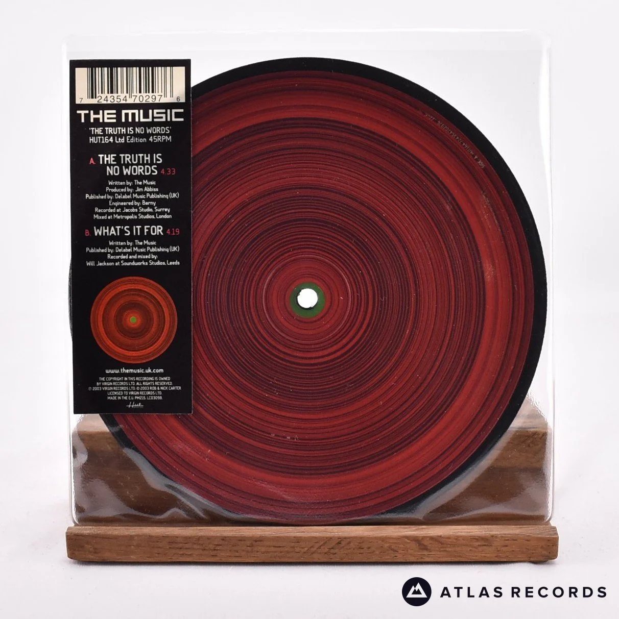 The Music - The Truth Is No Words - 7" Vinyl Record - NM/NM