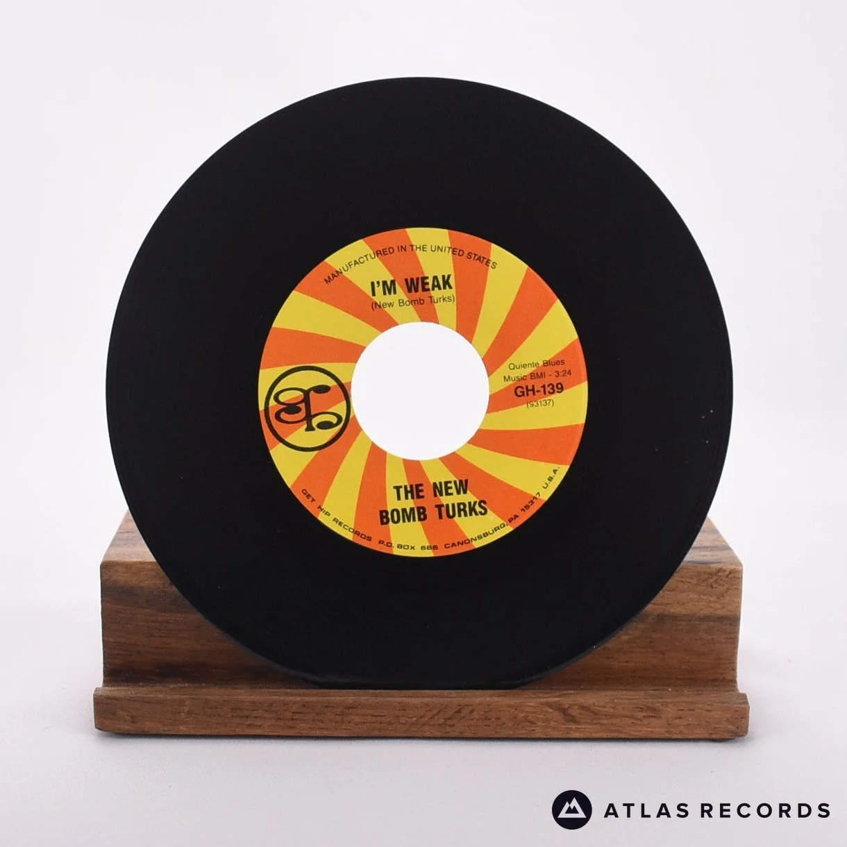 The New Bomb Turks - I'm Weak - Insert 7" Vinyl Record - EX/EX - Image 3