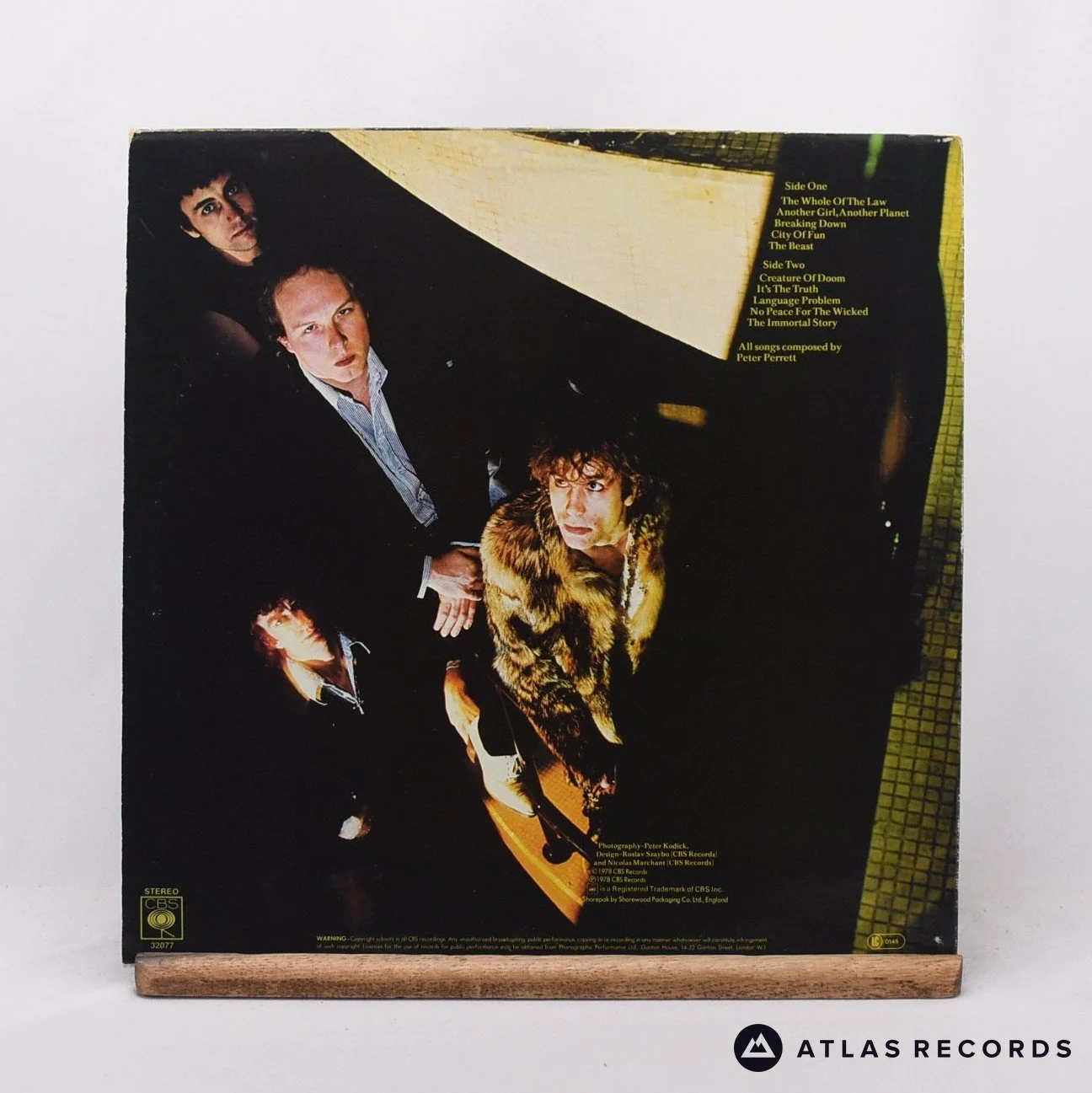 The Only Ones - The Only Ones - Reissue A-1 B-1 LP Vinyl Record - VG+/VG+ - Image 2