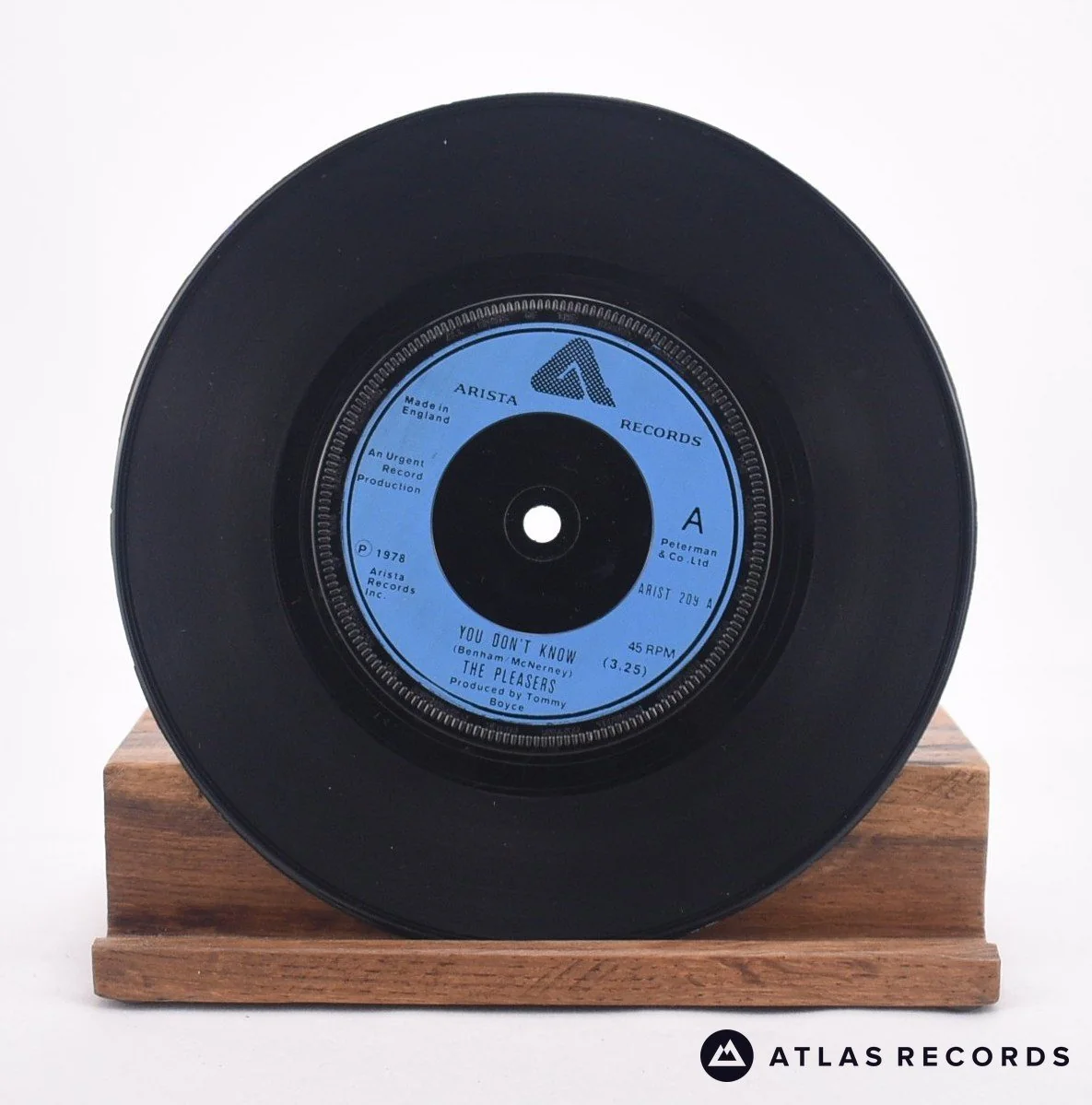 The Pleasers - You Don't Know - 7" Vinyl Record - EX/EX - Image 3