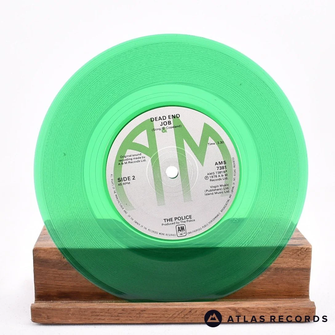 The Police - Can't Stand Losing You - Green Reissue 7" Vinyl Record - VG+ - Image 2