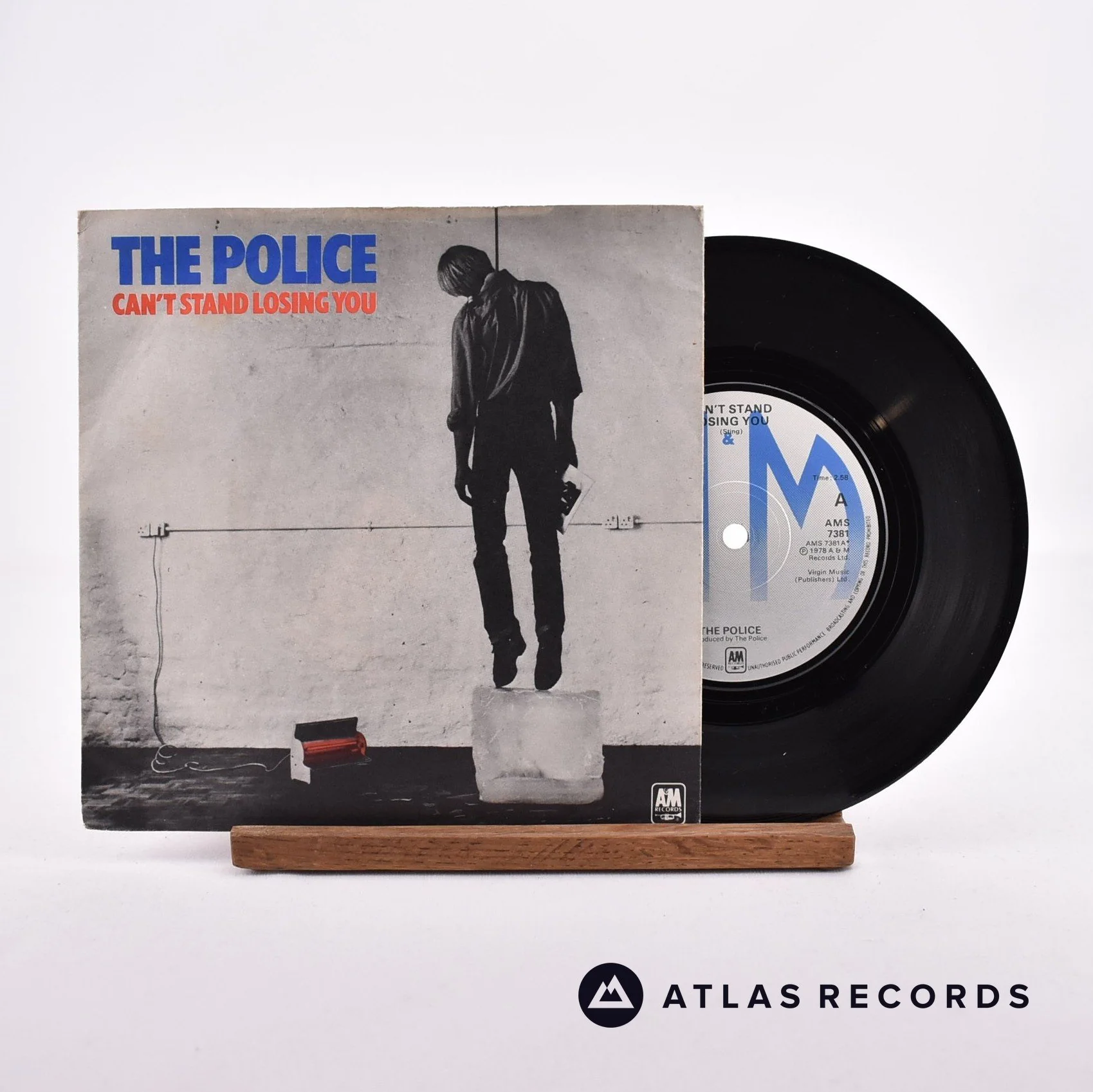 The Police - Can't Stand Losing You - Reissue 7" Vinyl Record - EX/VG+