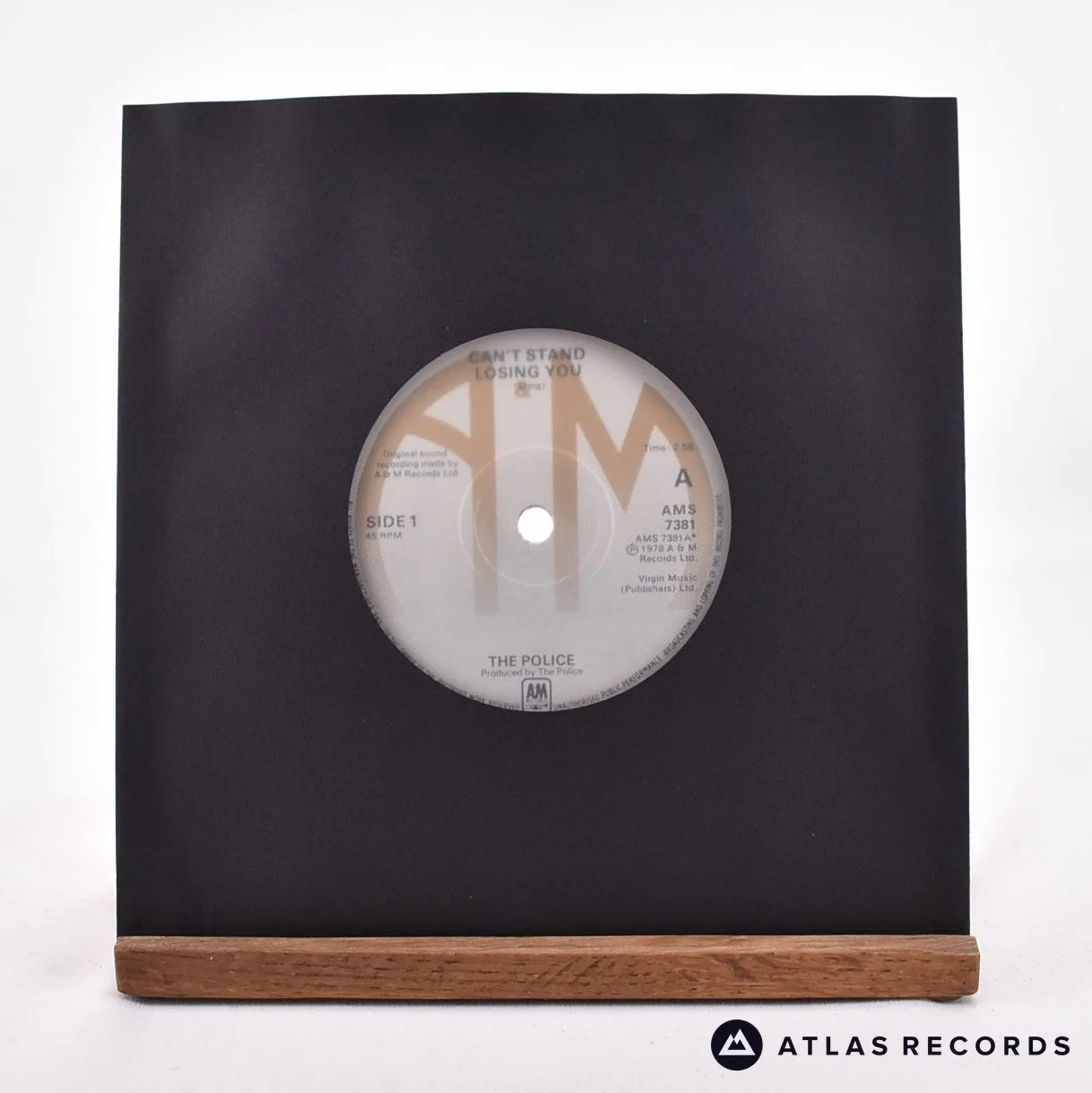 The Police - Can't Stand Losing You - Reissue 7" Vinyl Record - VG+