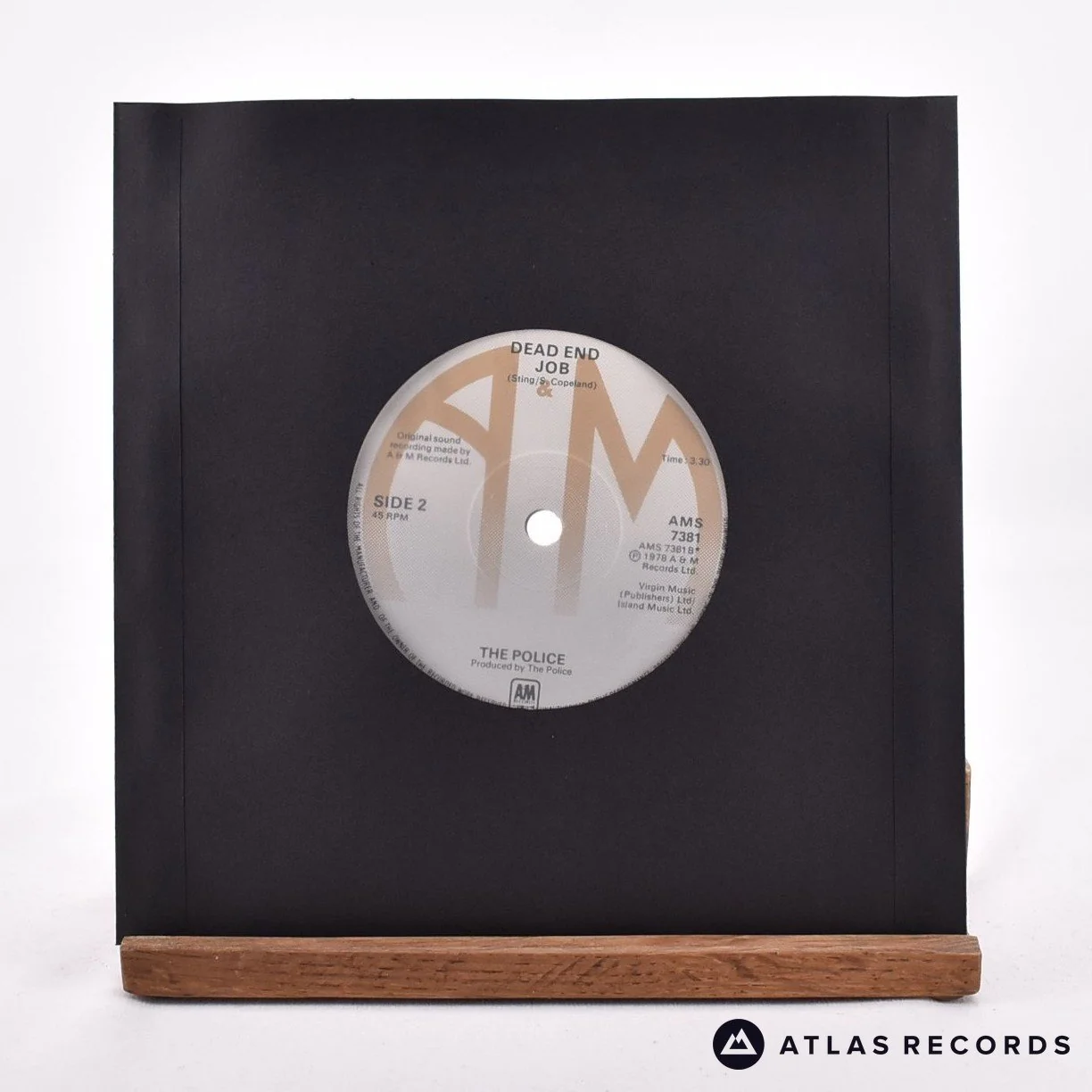 The Police - Can't Stand Losing You - Reissue 7" Vinyl Record - VG+ - Image 2