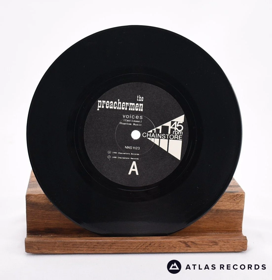 The Preachermen - Voices.... - Release Note 7" Vinyl Record - VG+/EX - Image 3