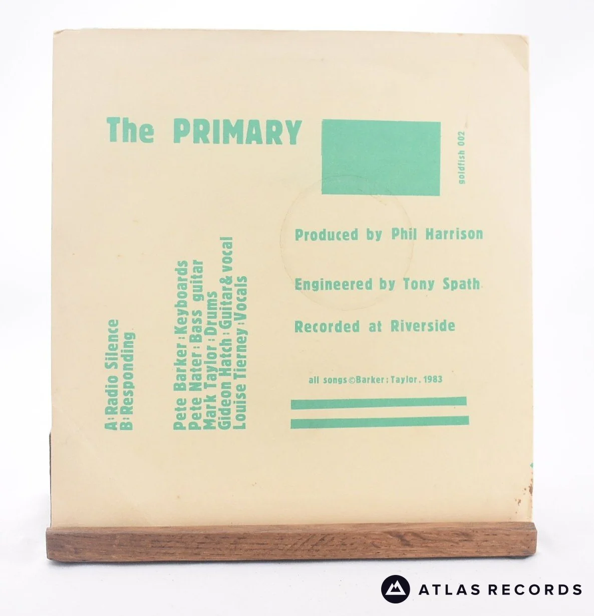 The Primary - Radio Silence - 7" Vinyl Record - VG+/EX - Image 2