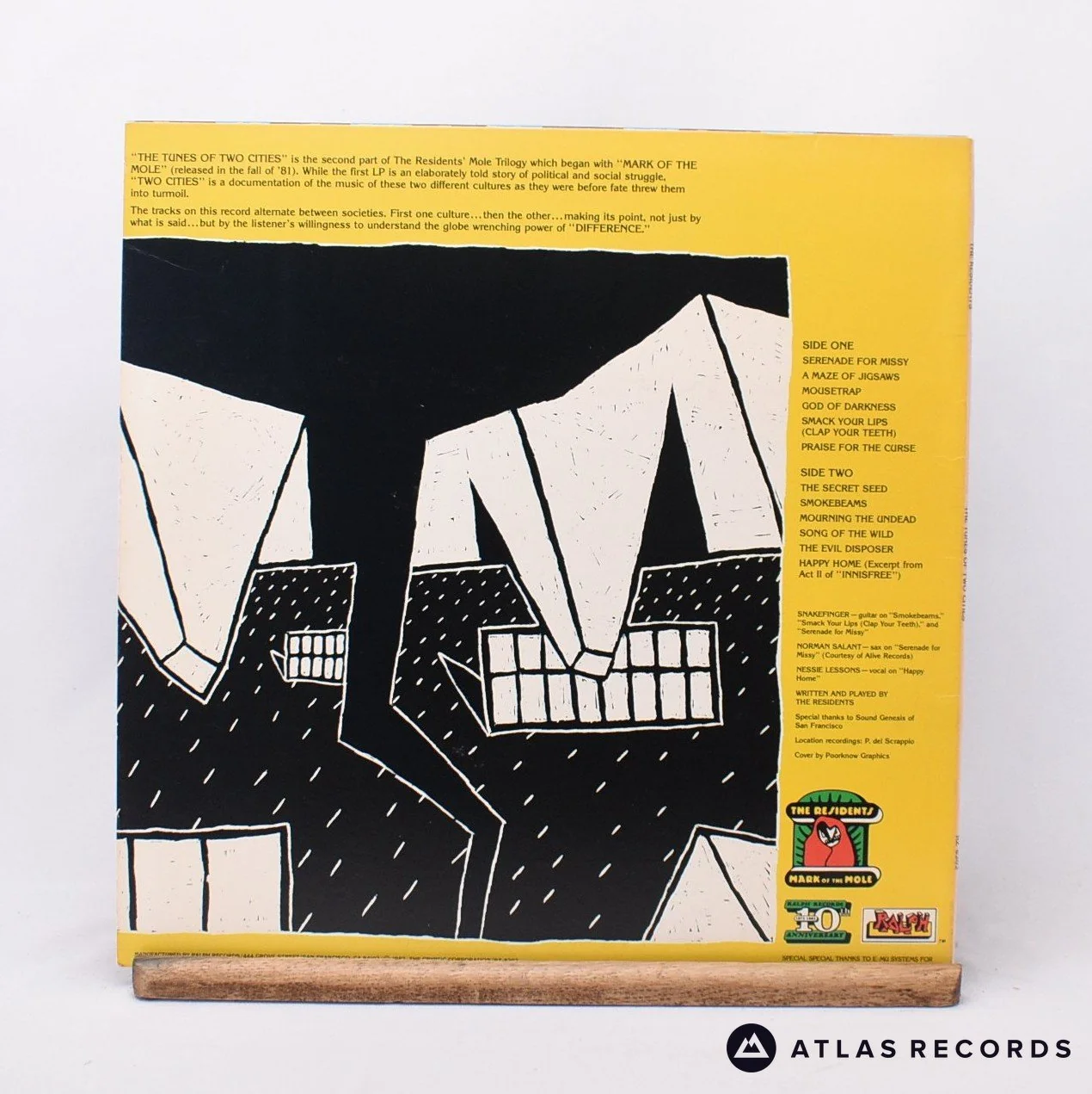 The Residents - The Tunes Of Two Cities - LP Vinyl Record - VG+/VG+ - Image 2