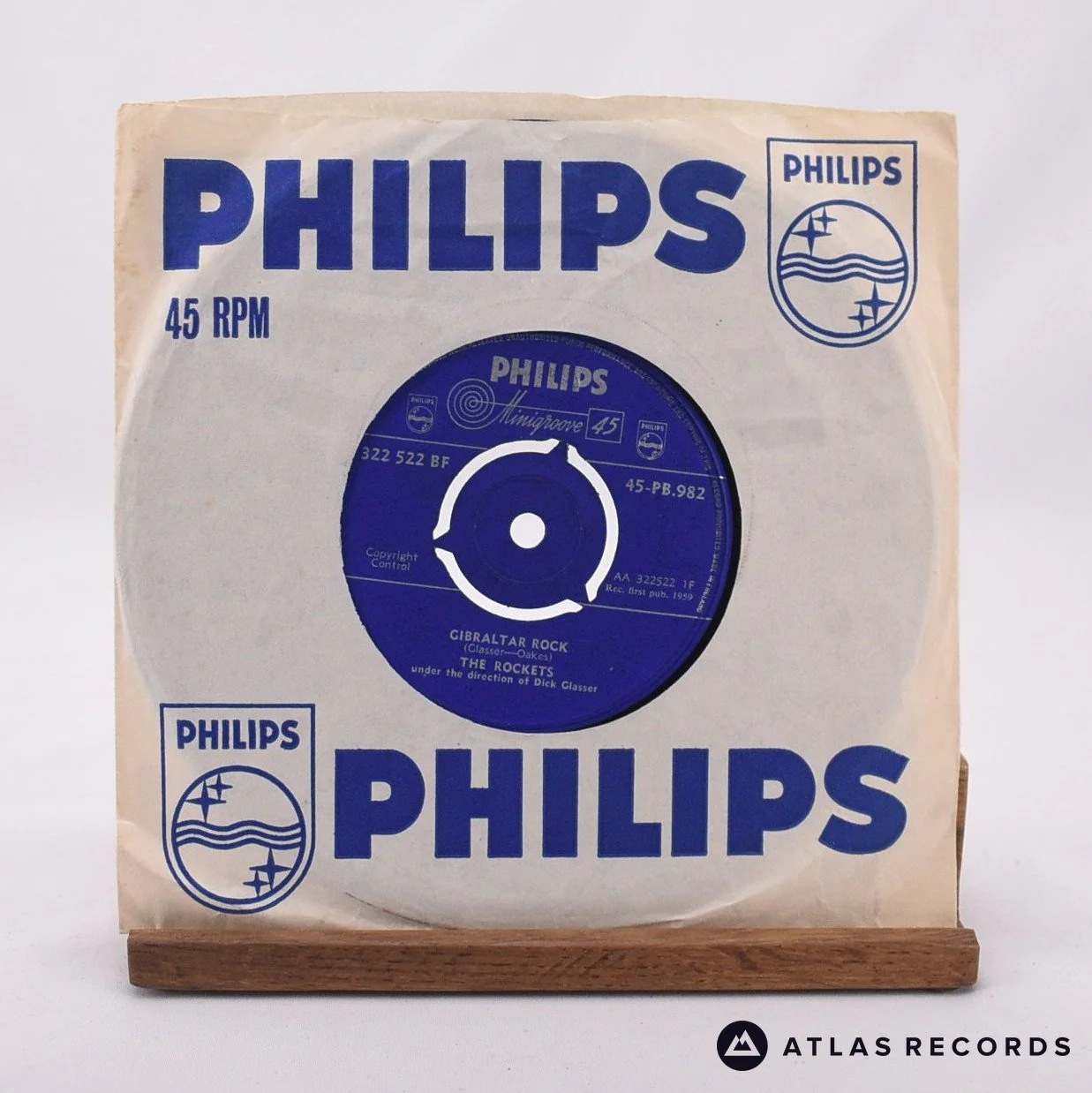 The Rockets - Gibraltar Rock - 7" Vinyl Record - EX/VG+