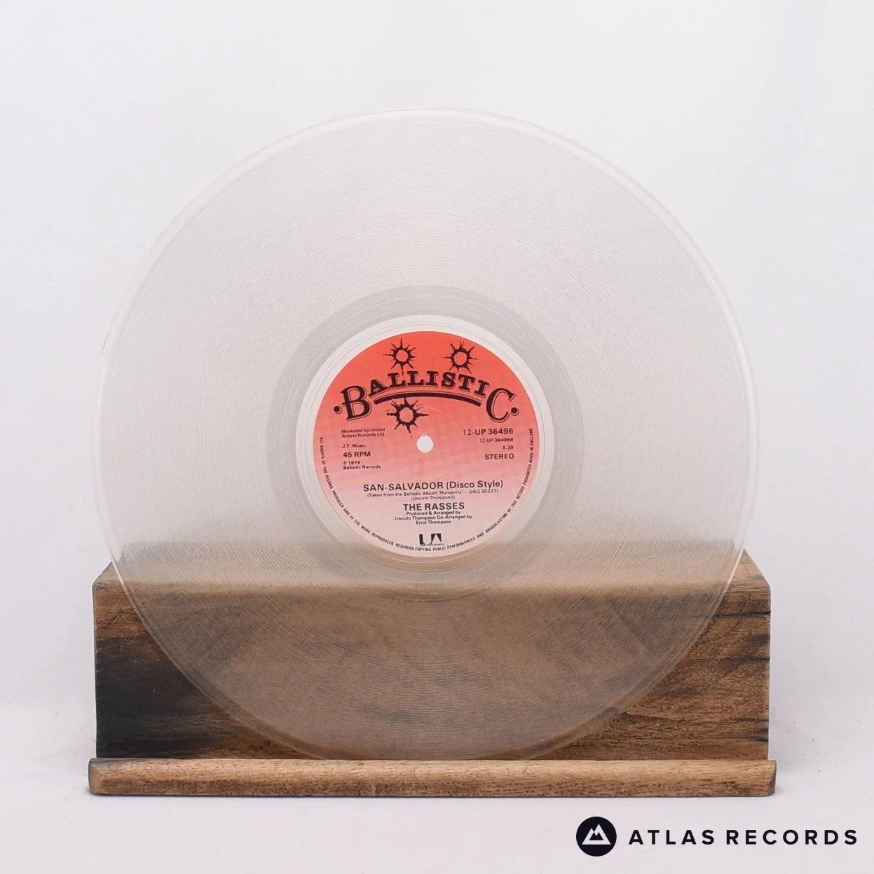 The Royal Rasses - Old Time Friends / San Salvador - 12" Vinyl Record - EX/EX - Image 3
