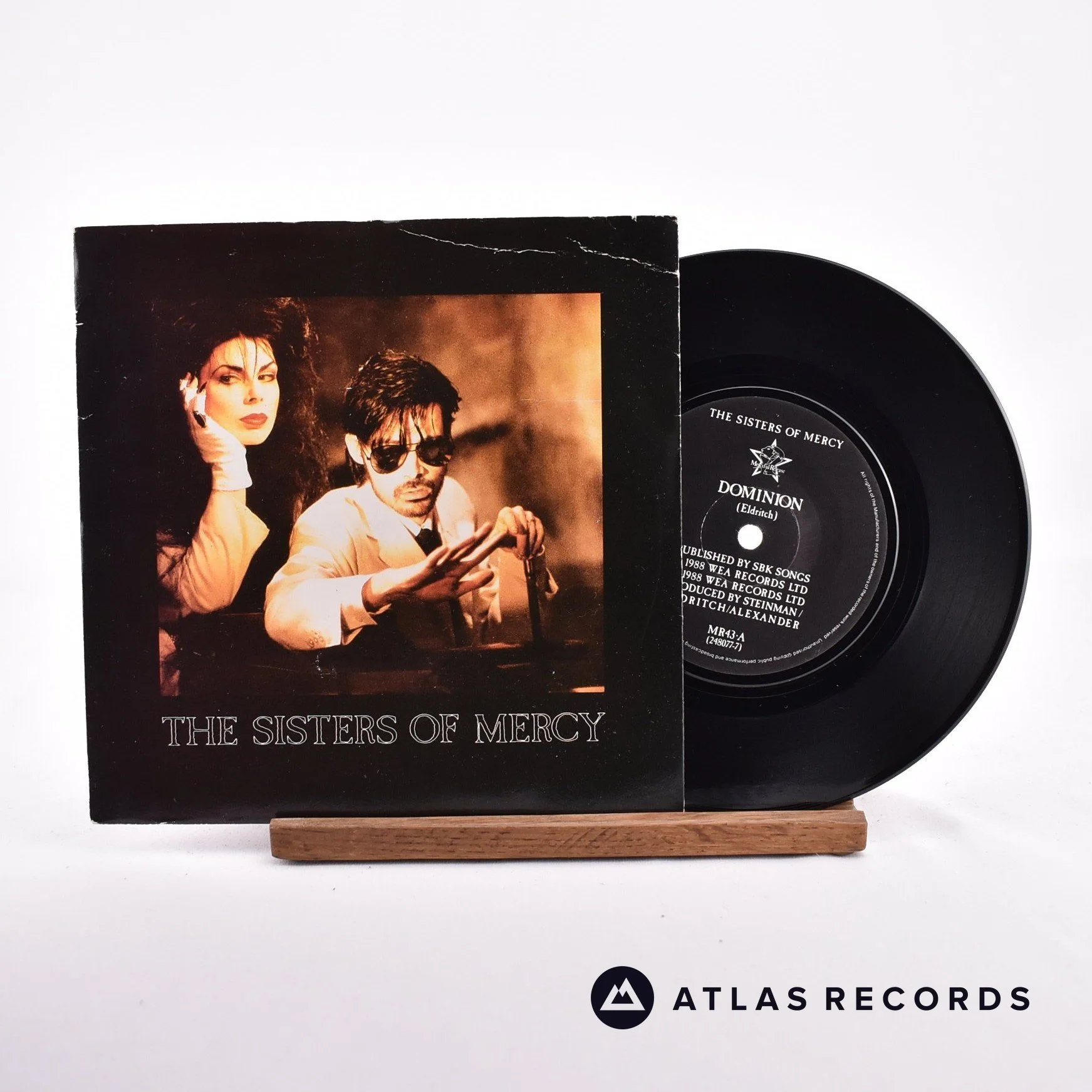 The Sisters Of Mercy - Dominion - 7" Vinyl Record - VG+/VG+