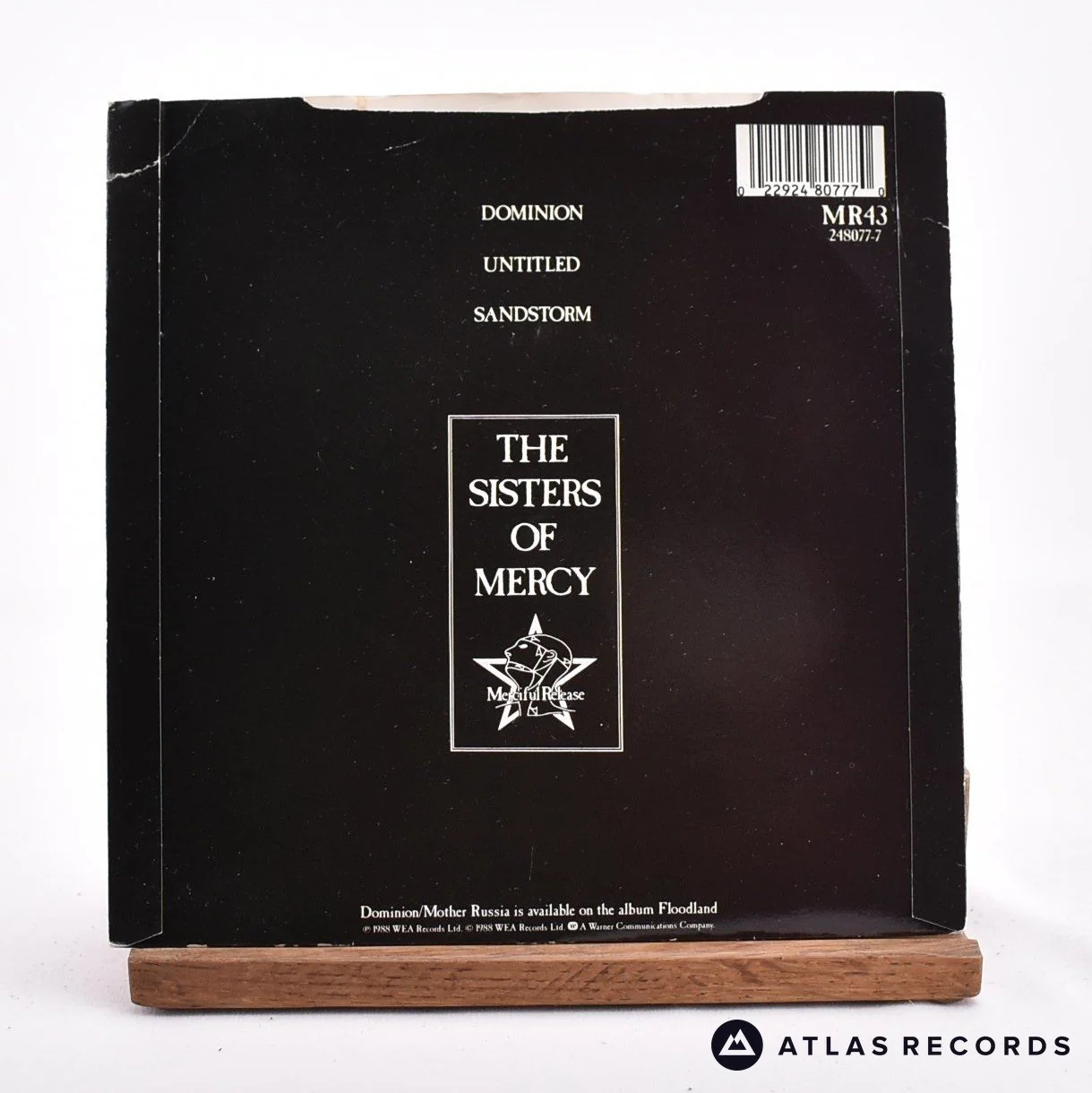The Sisters Of Mercy - Dominion - 7" Vinyl Record - VG+/VG+ - Image 2