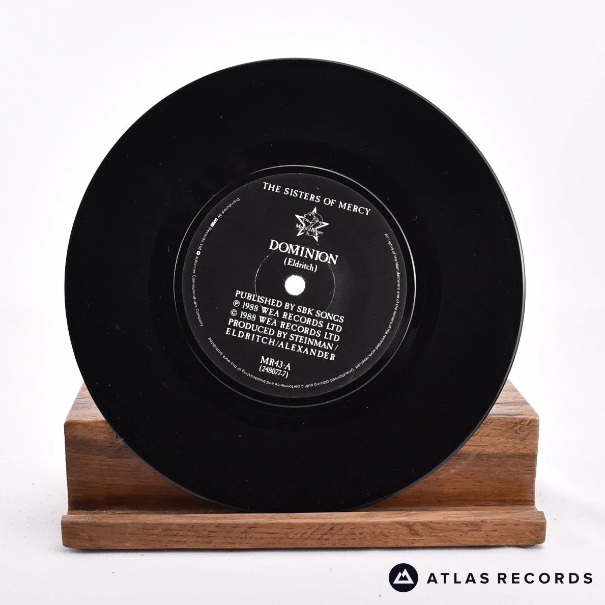The Sisters Of Mercy - Dominion - 7" Vinyl Record - VG+/VG+ - Image 3