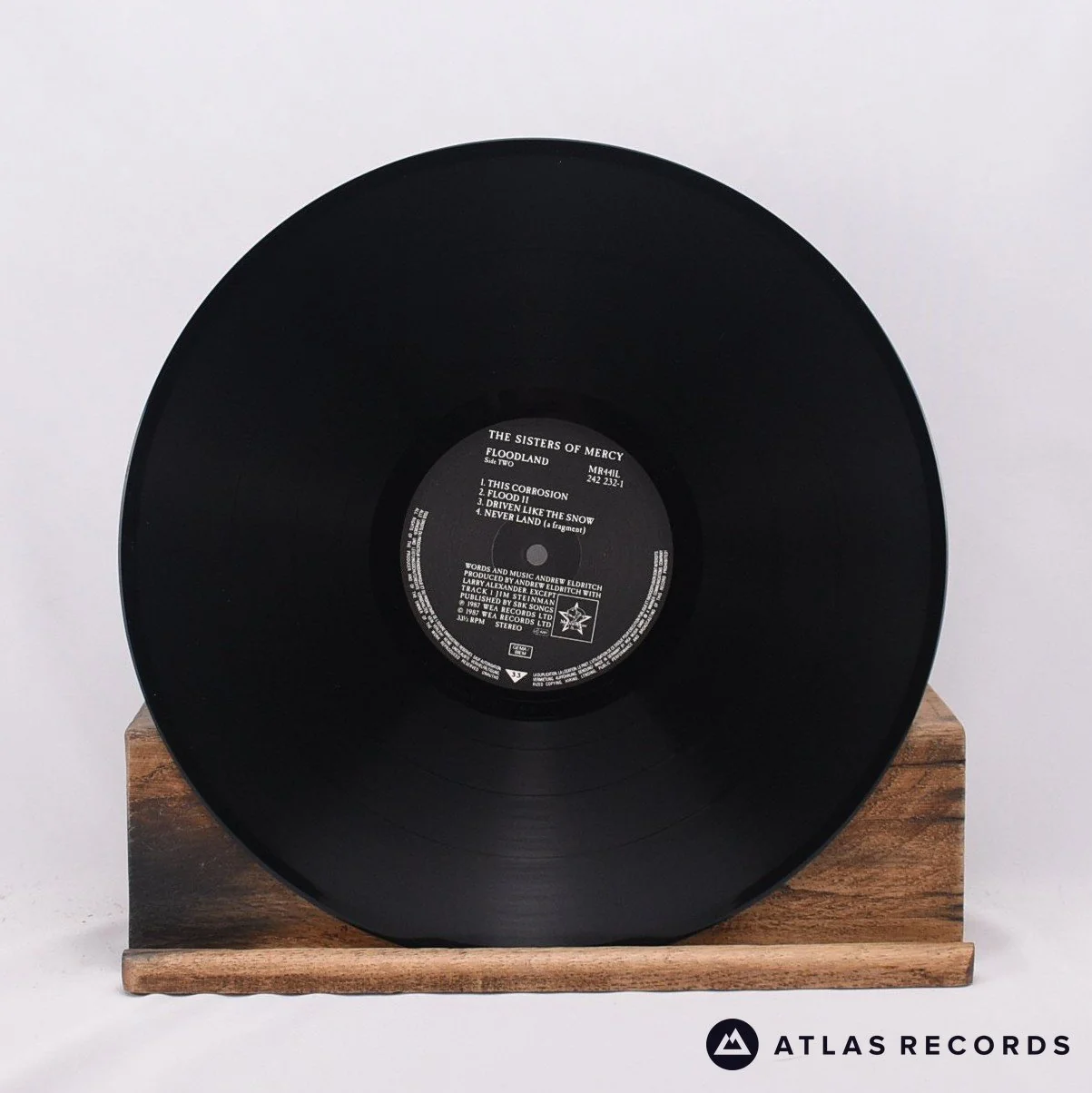 The Sisters Of Mercy - Floodland - Lyric Sheet 1-A 1-B LP Vinyl Record - EX/EX - Image 5