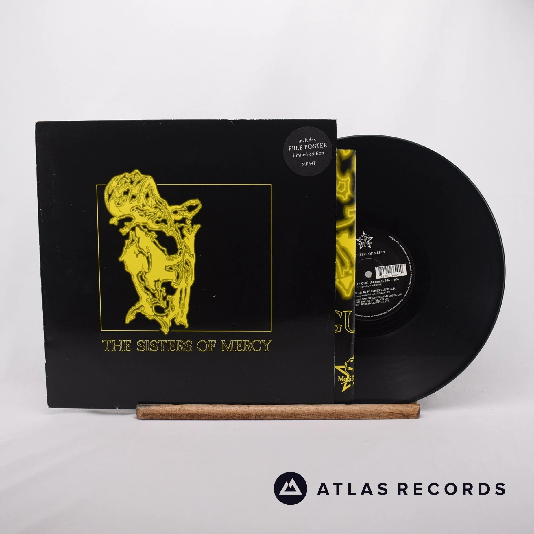 The Sisters Of Mercy - Under The Gun - A1 B1 12" Vinyl Record - VG+/VG+
