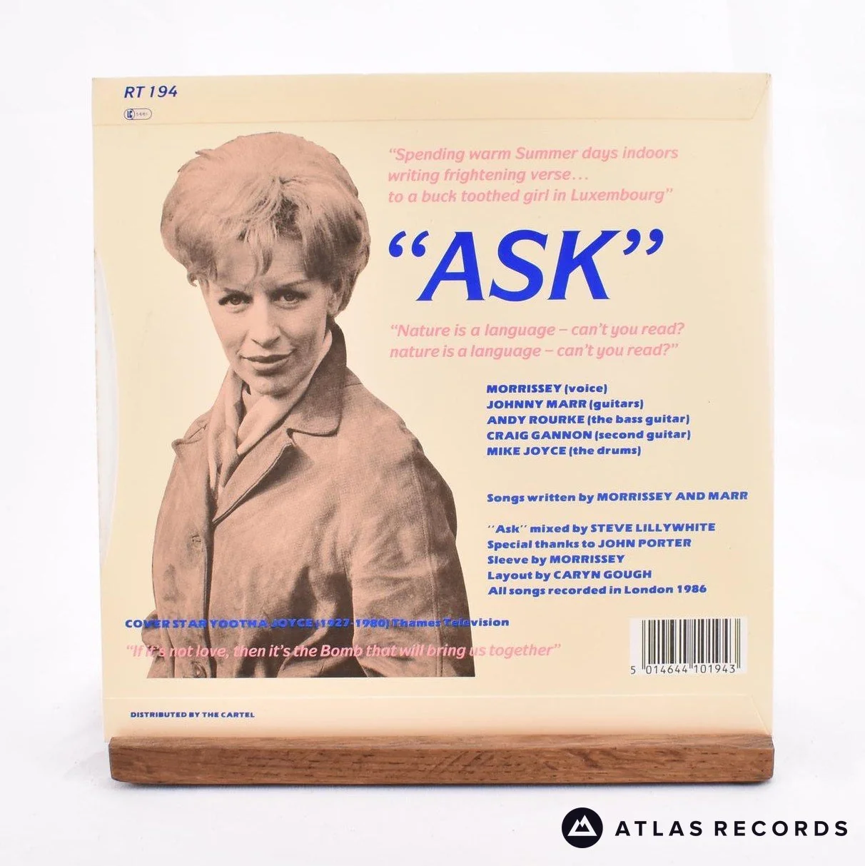 The Smiths - Ask - 7" Vinyl Record - NM/EX - Image 2