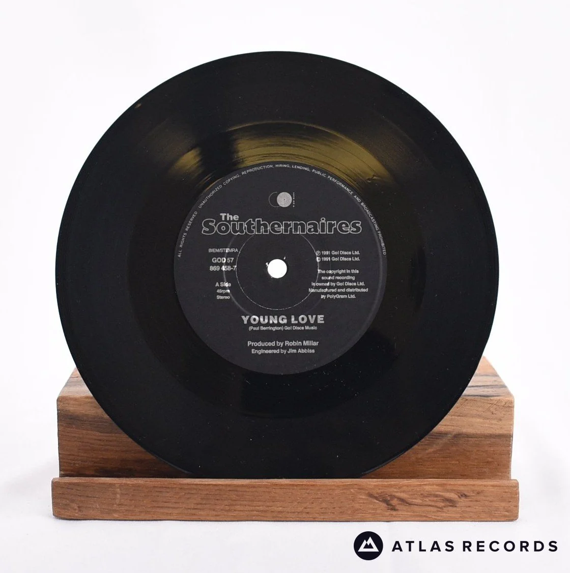 The Southernaires - Young Love - 7" Vinyl Record - EX/EX - Image 3