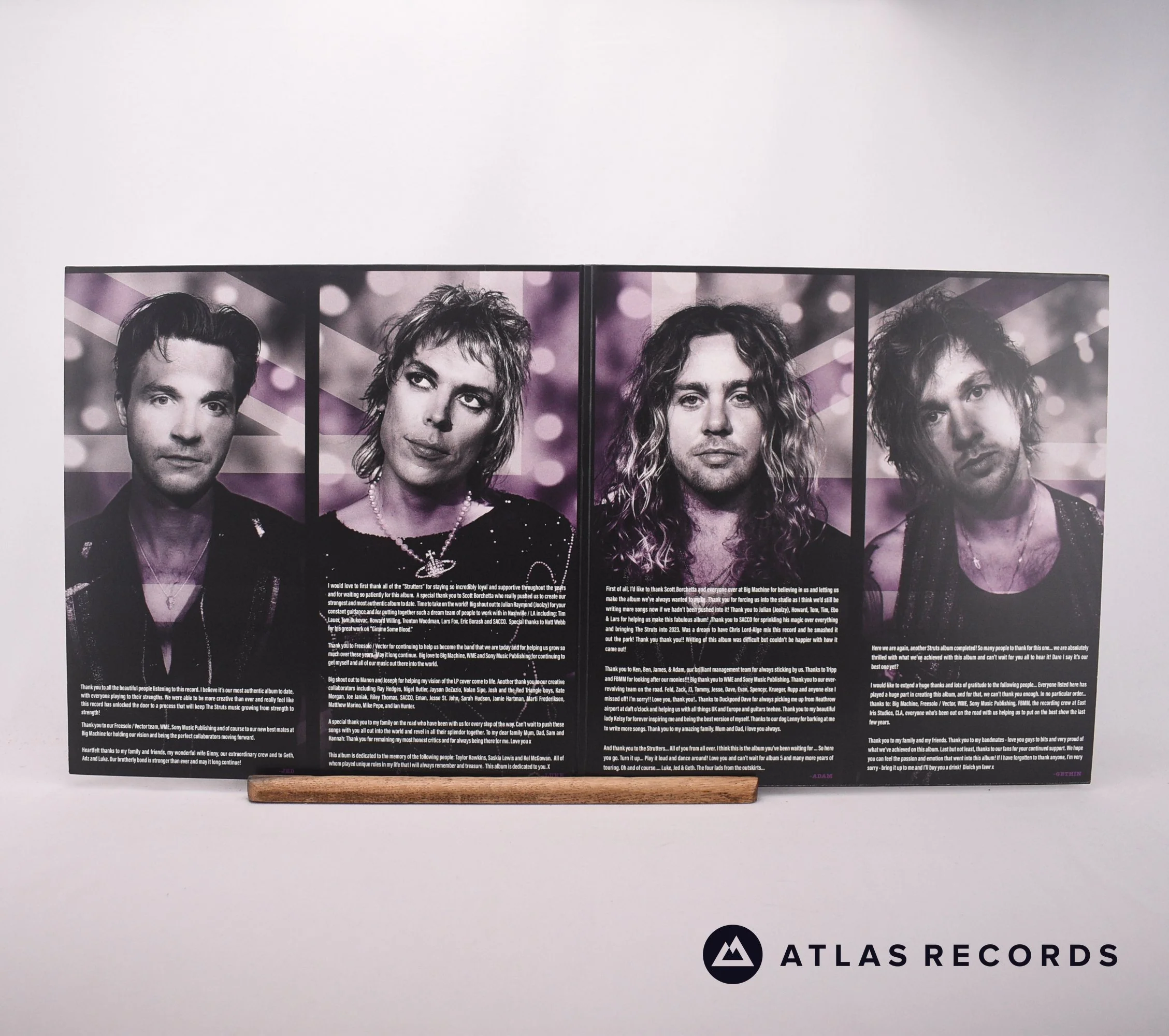 The Struts - Pretty Vicious - Purple Gatefold LP Vinyl Record - NM/NM - Image 2