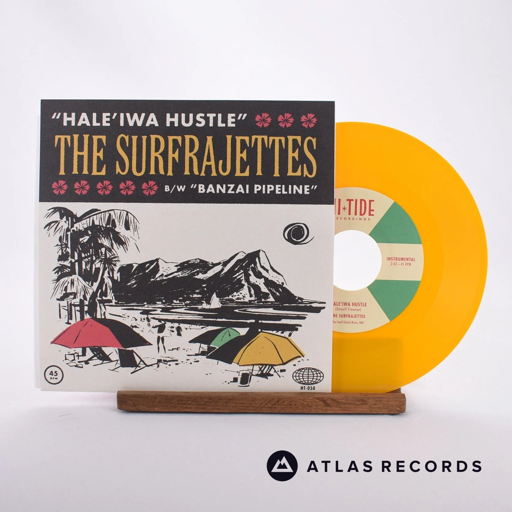 The Surfrajettes - Hale’iwa Hustle - 7" Vinyl Record - NM/NM
