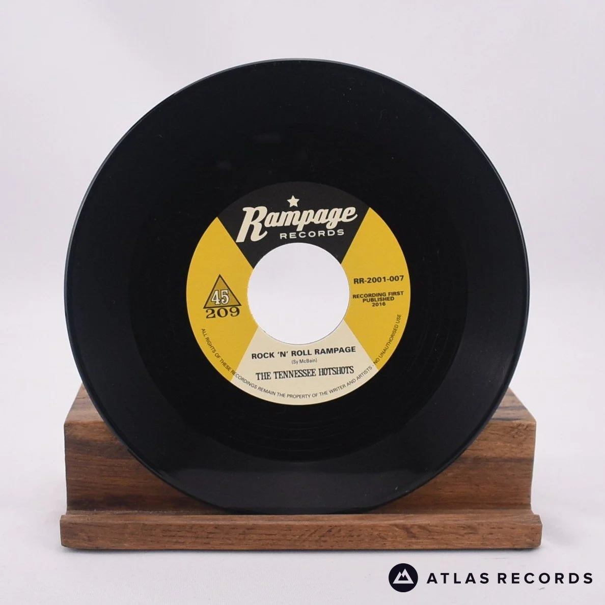 The Tennessee Hotshots - Rock 'N' Roll Rampage - 7" Vinyl Record - NM/EX - Image 3